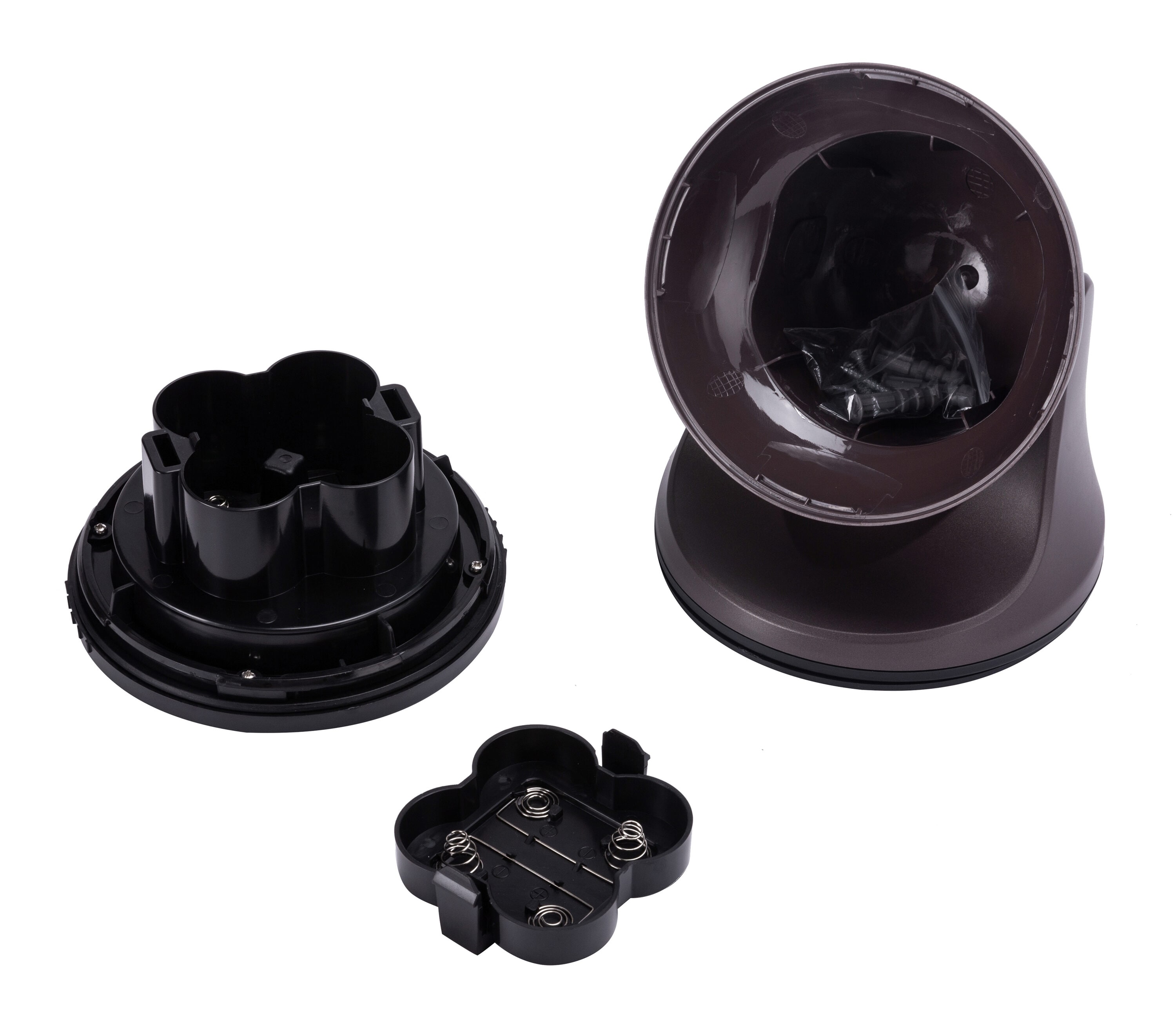 Fulcrum Bronze Motion-Sensing LED Porch Light with Clear Lens