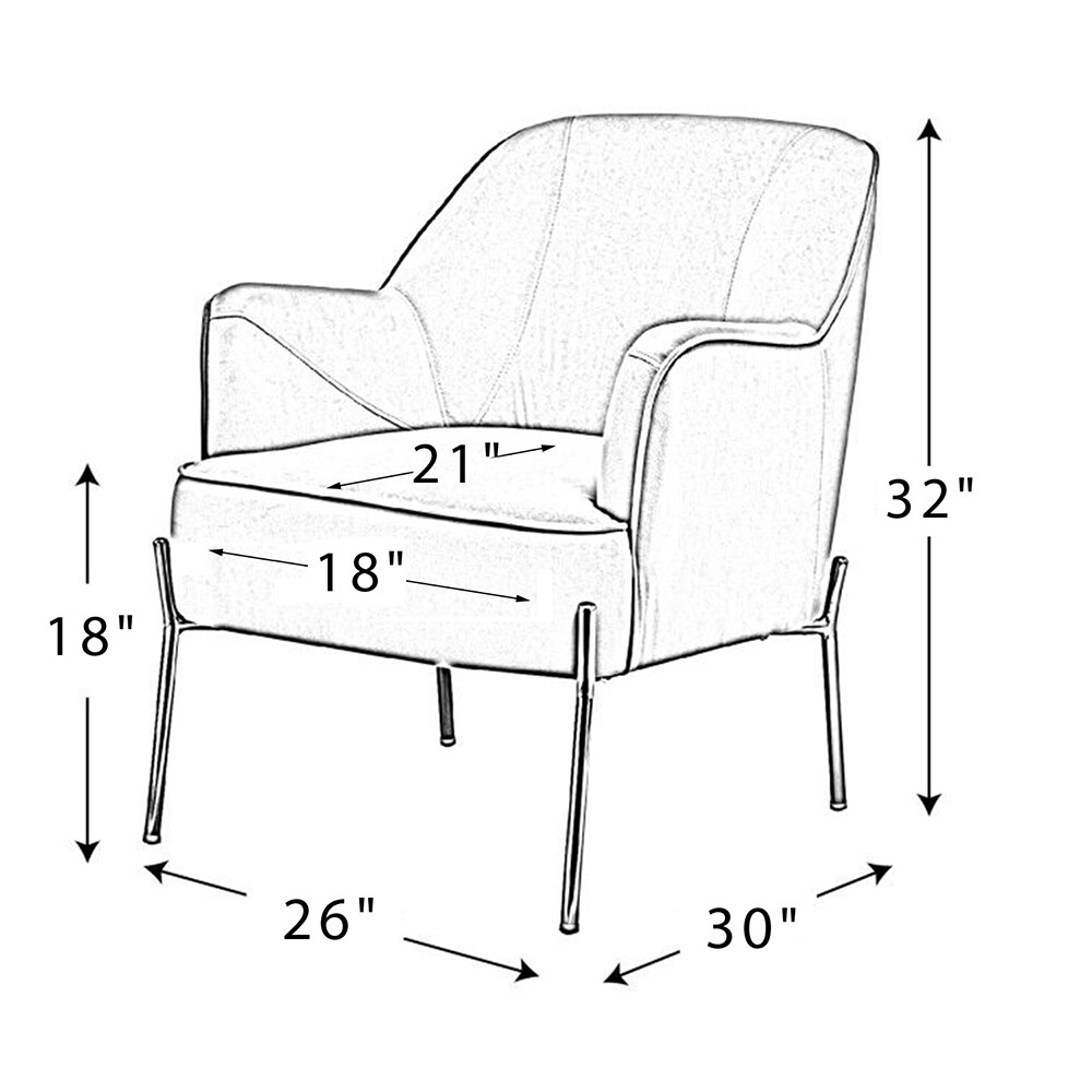 14 Karat Home CHM6154A-MUSTARD chairs - View #9