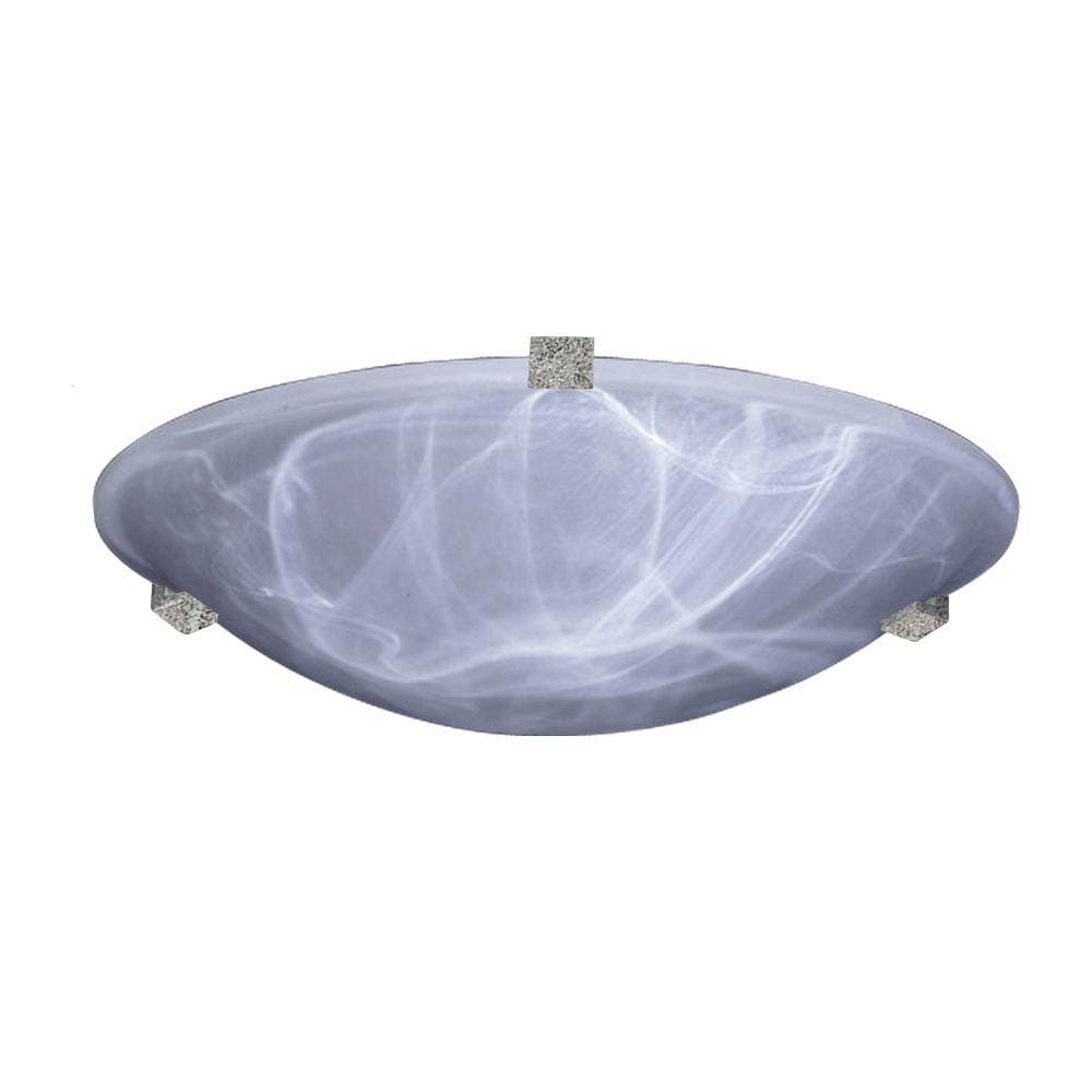 PLC Lighting 7016 IR 1-Light 16-in Natural Iron Halogen Flush Mount Light