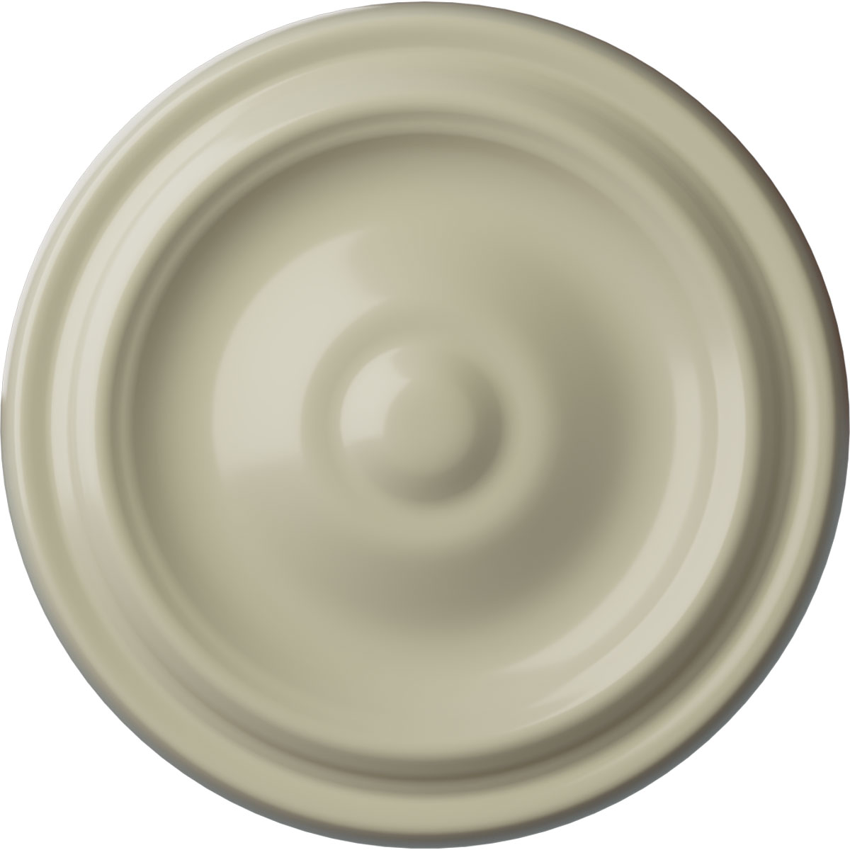 Ekena Millwork CM09MACYF Maria 9.625-in W x 9.625-in L Painted Clear Yellow Polyurethane Whole Ceiling Medallion