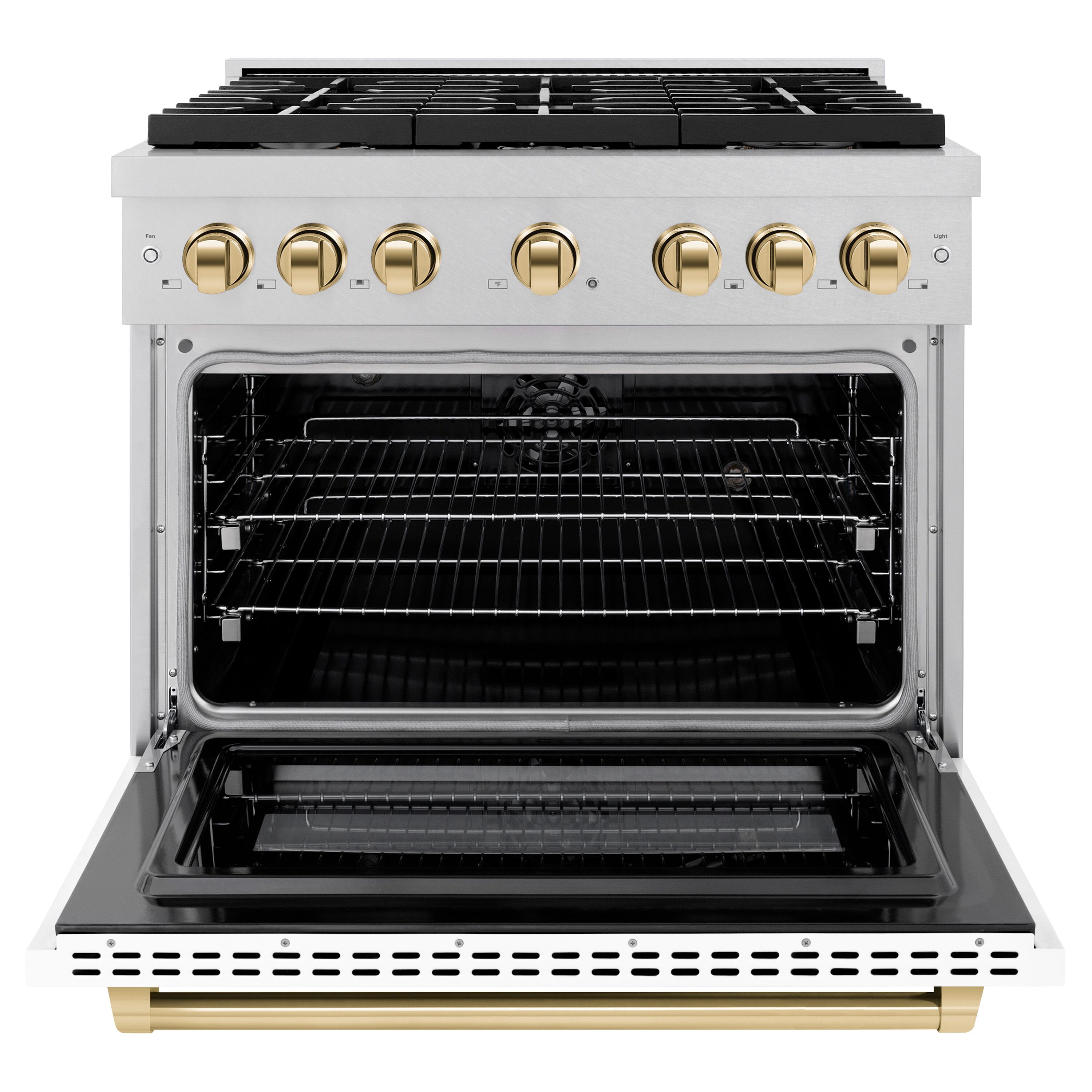 ZLINE KITCHEN & BATH SDRSZ-WM-36-G Dual-Fuel-Ranges - View #3