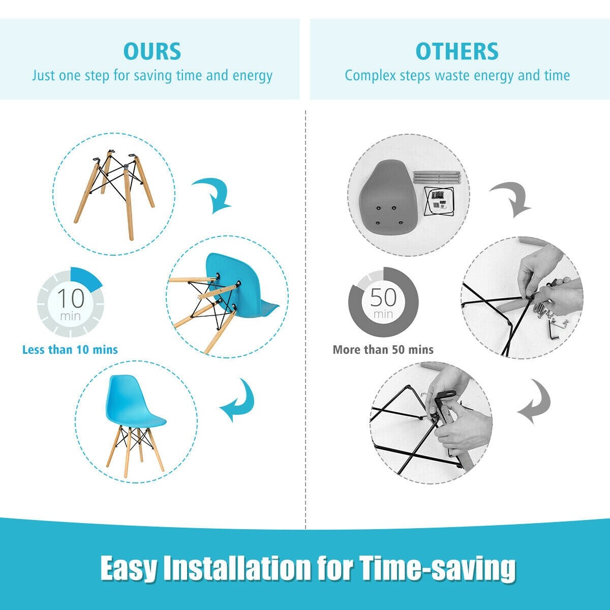 Boyel Living HYSN-65771BL-4 chairs - View #6