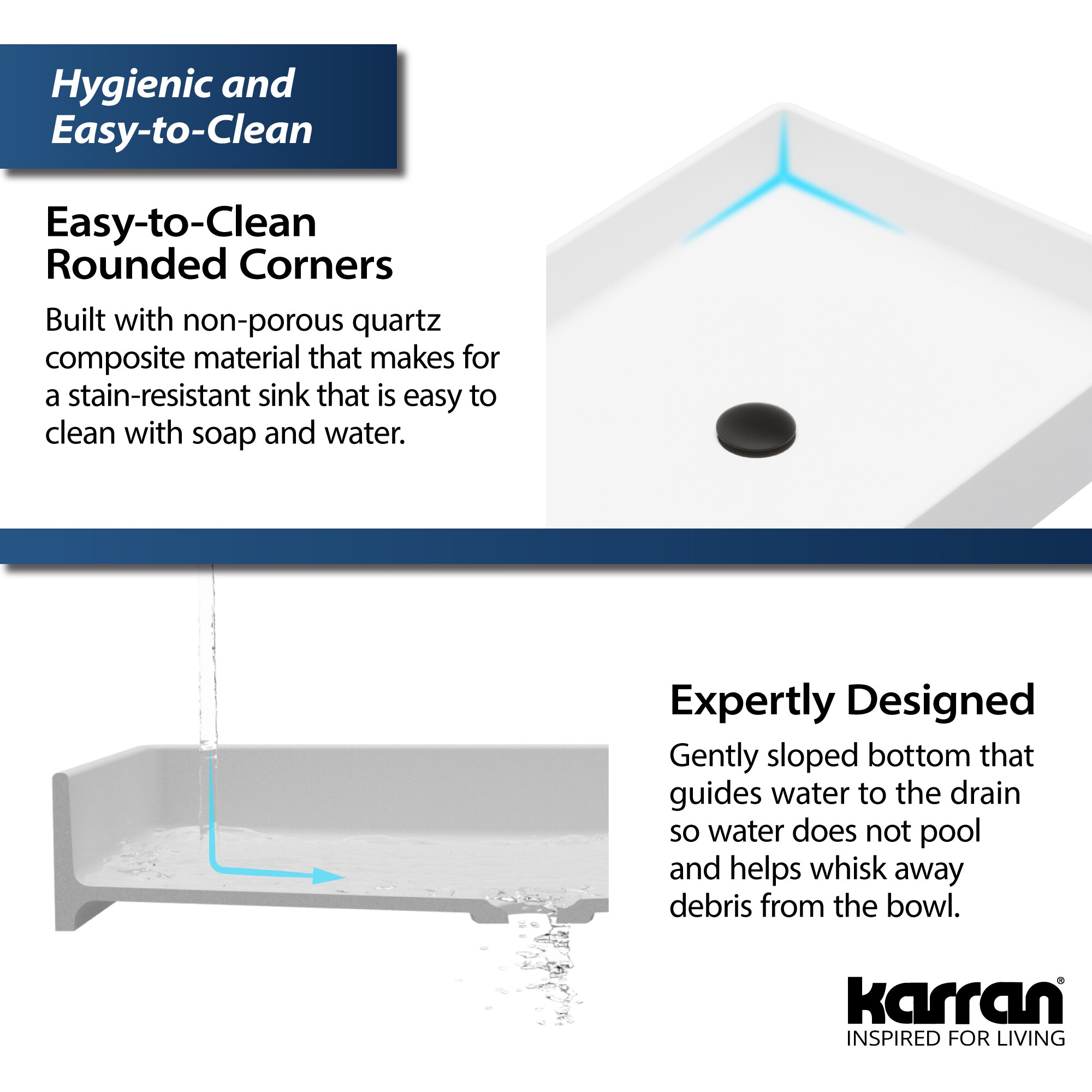 Karran SQS500PG Bath-Sink - View #6