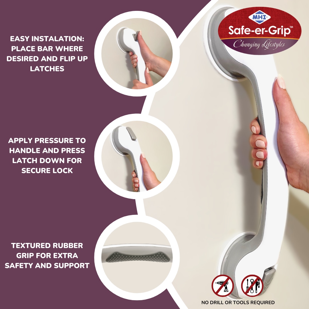 MHI Safe-er-Grip Shower Arm, Portable