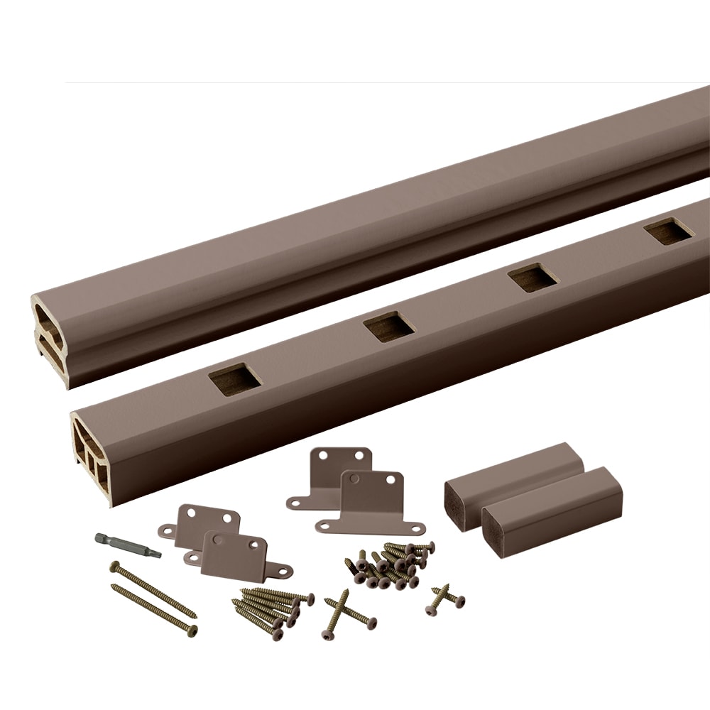 TimberTech TXSRP8K RadianceRail Express 8-Feet x 36-Inches Kona Composite Deck Rail Kit