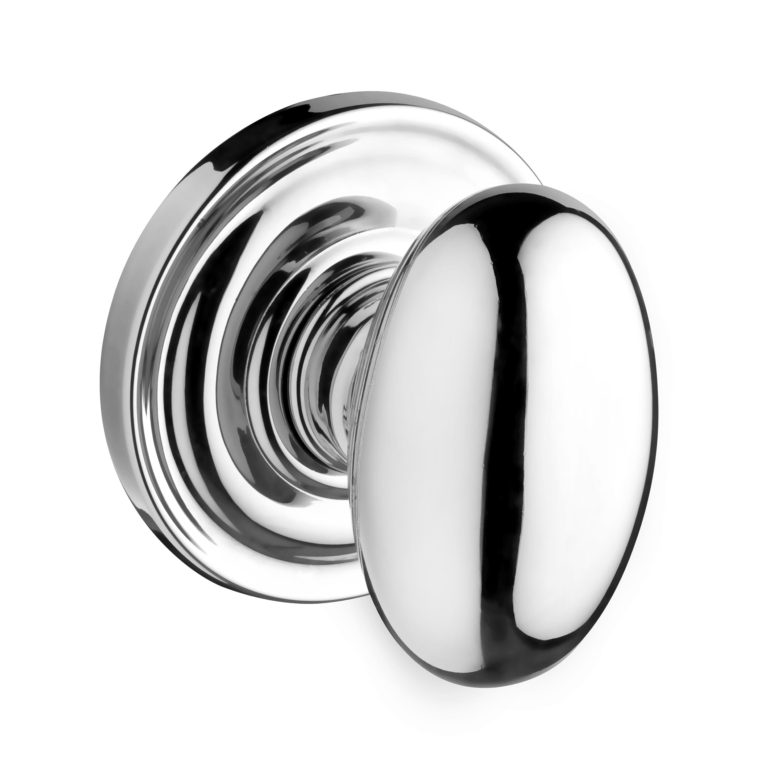 Baldwin PSELLTRR260 Bright Chrome Interior Hall/Closet Passage door knob Single pack