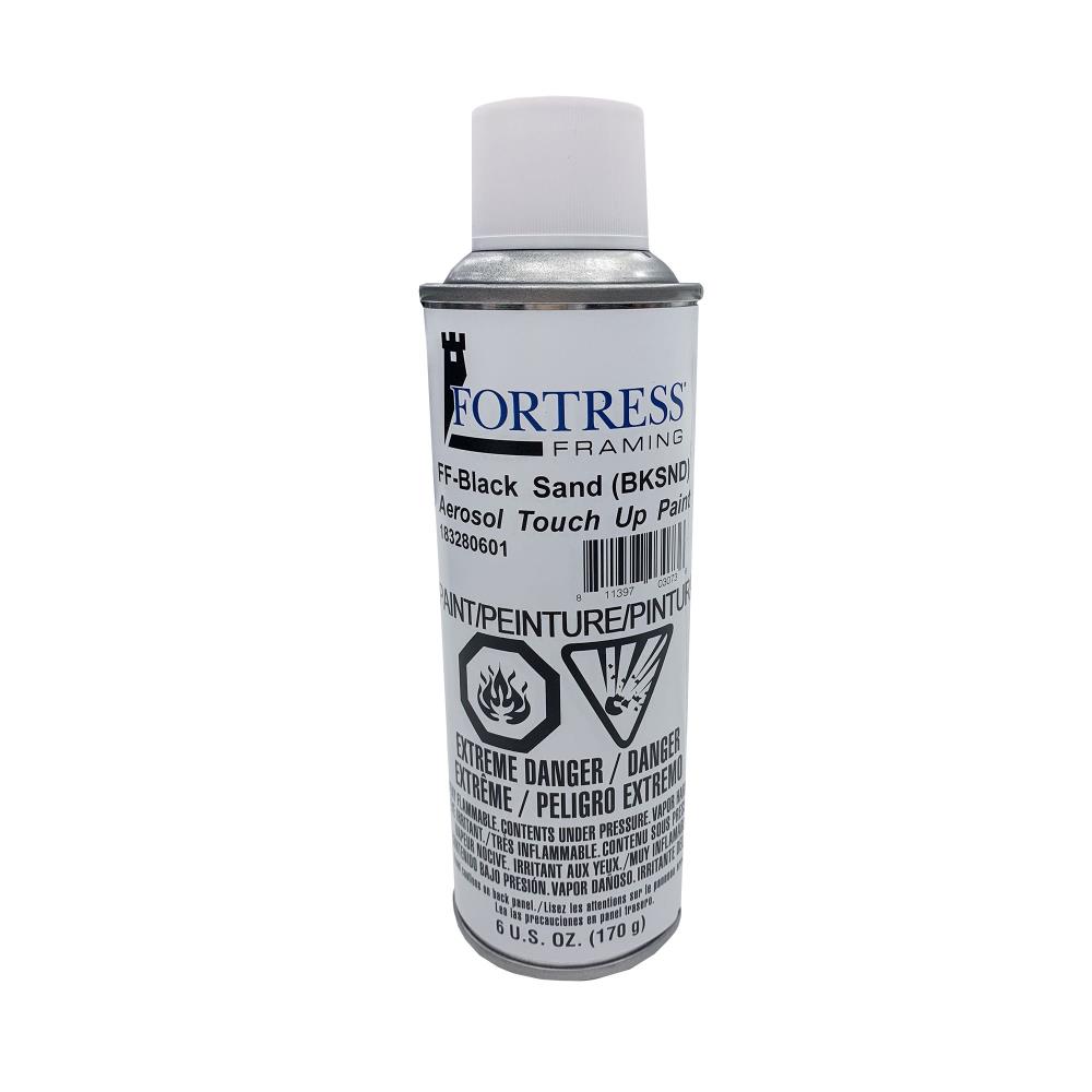 Fortress Building Products Elevations Matte Black Spray Paint (NET WT.  6-oz) in the Spray Paint department at