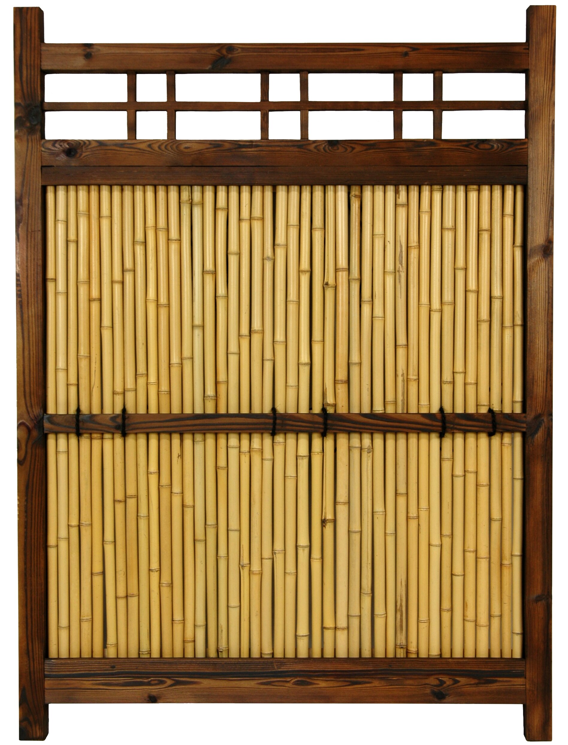 Red Lantern WD97132-4X3 4-ft x 3-ft Bamboo Fence Panel
