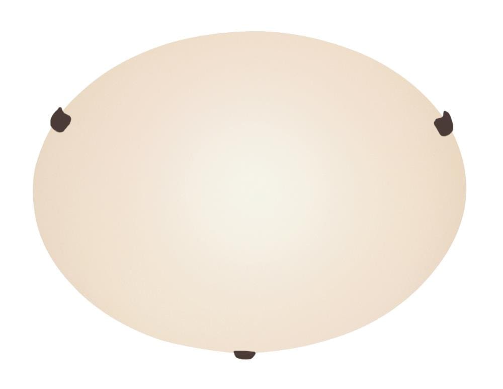 Lucid Lighting 58708 ROB 4 -Light 20-in Oil-rubbed Bronze Flush Mount Light