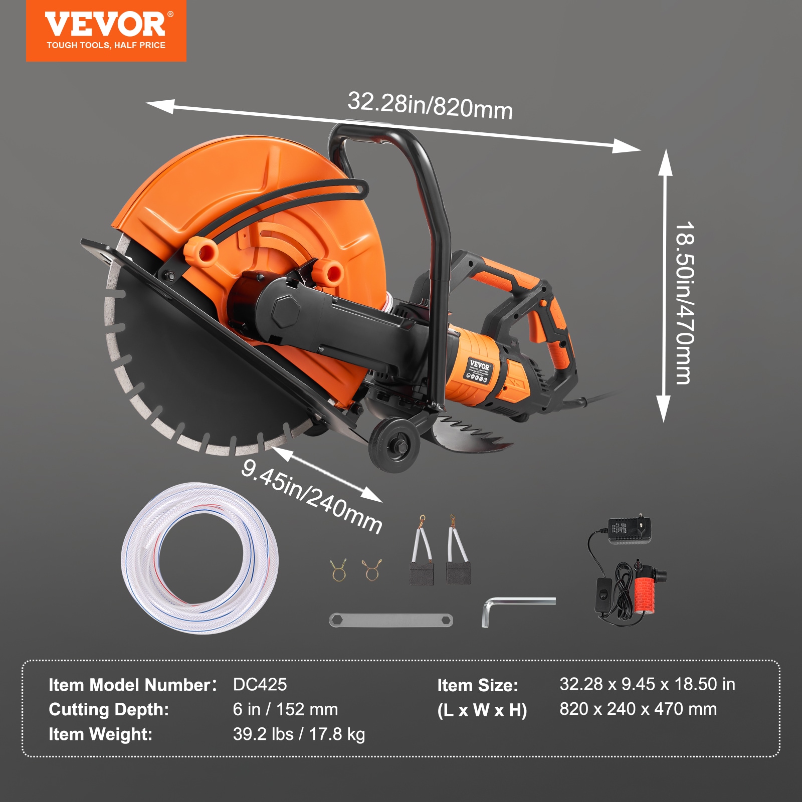 VEVOR D3200W16IN6INQIFQV1 Masonry-Saws - View #11