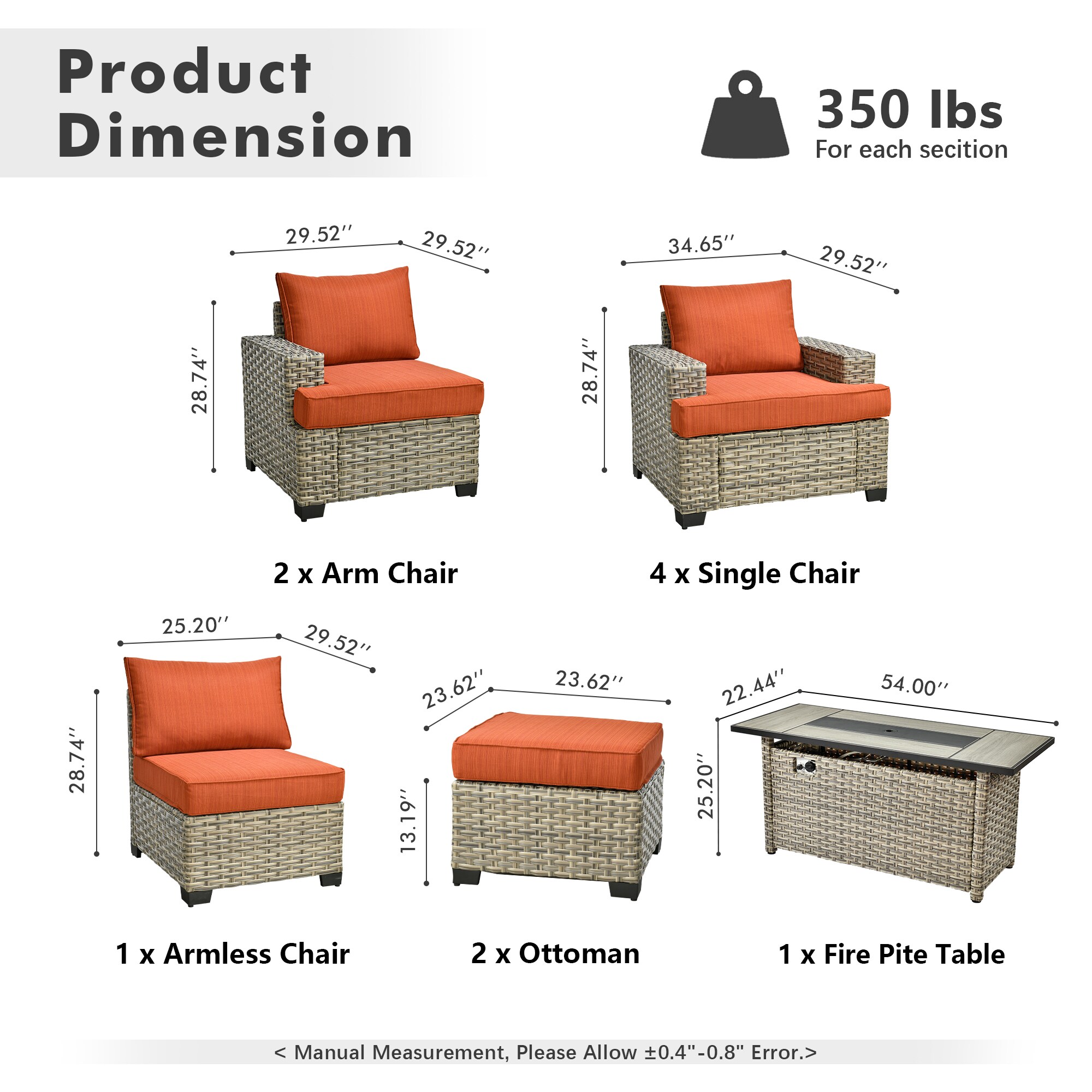 ALTRIGUS 6L-CFP8504-TBS810-AL Patio-Conversation-Sets - View #3