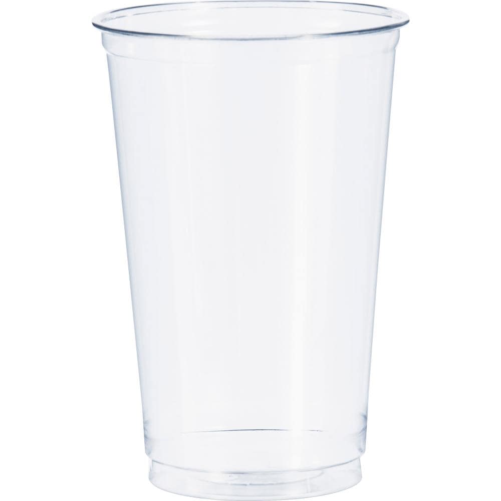 SOLO 1000-Count 20-oz Clear Plastic Disposable Cups in the Disposable Cups  department at