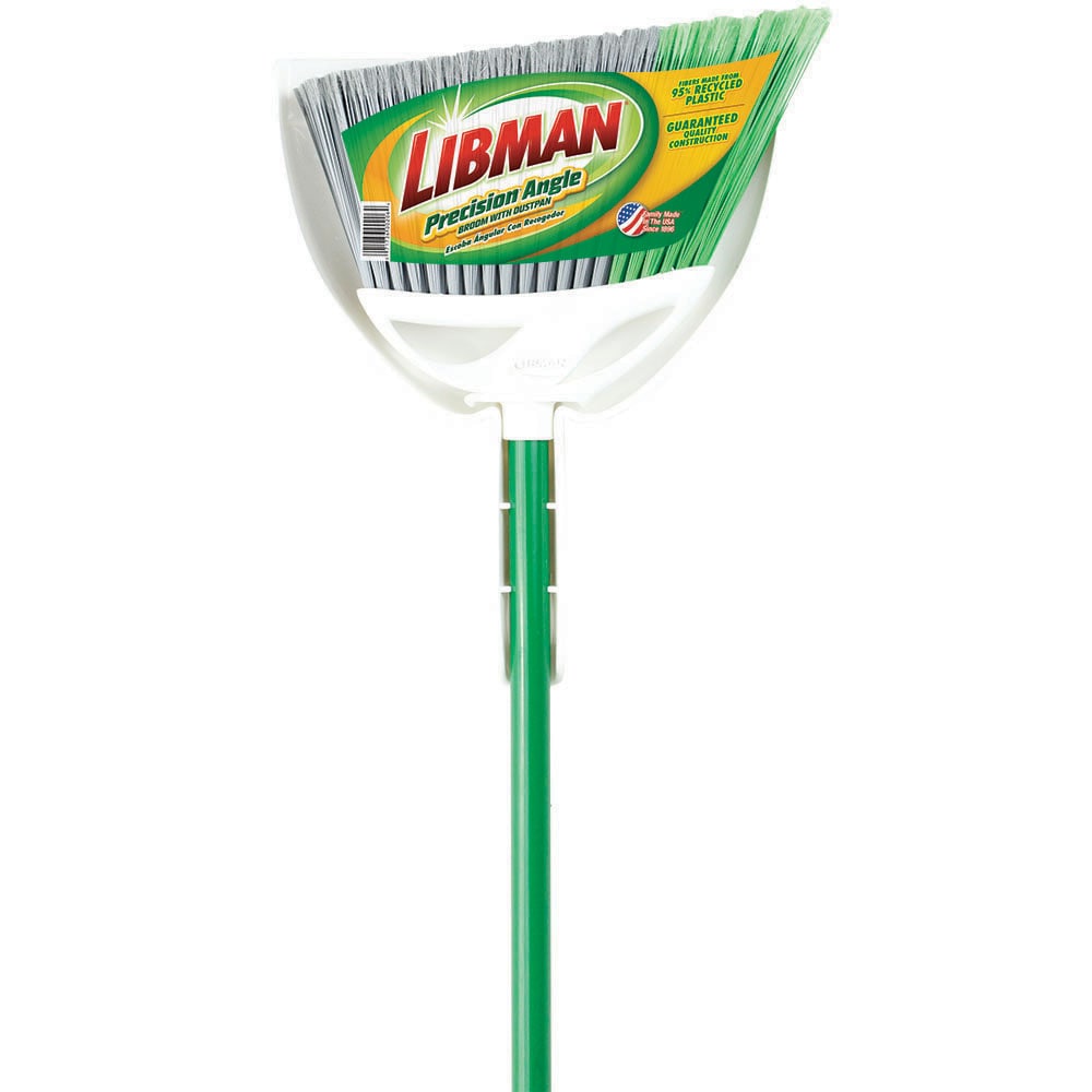 Libman 10-in Poly Fiber Multi-surface Angle with Dustpan Upright