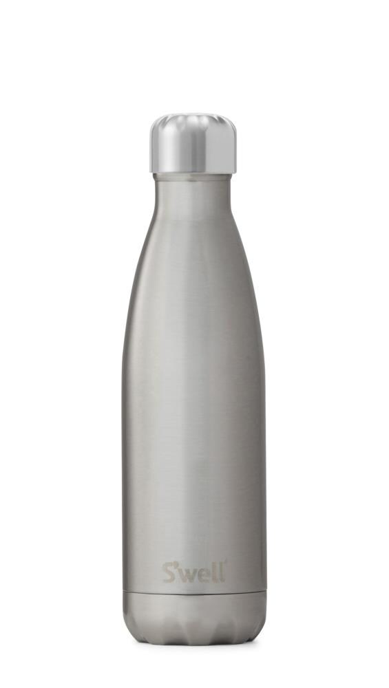 S'well SWB-SLVR07 17-fl oz Stainless Steel Water Bottle