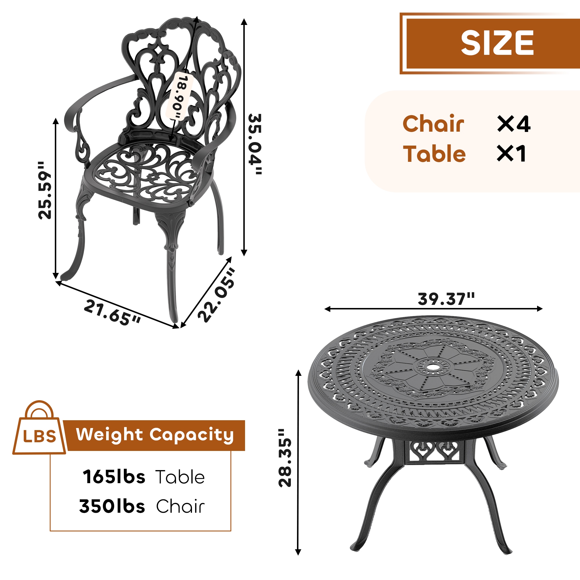 nicesure SLBK6047CZ4A1110RC Patio-Dining-Sets - View #8
