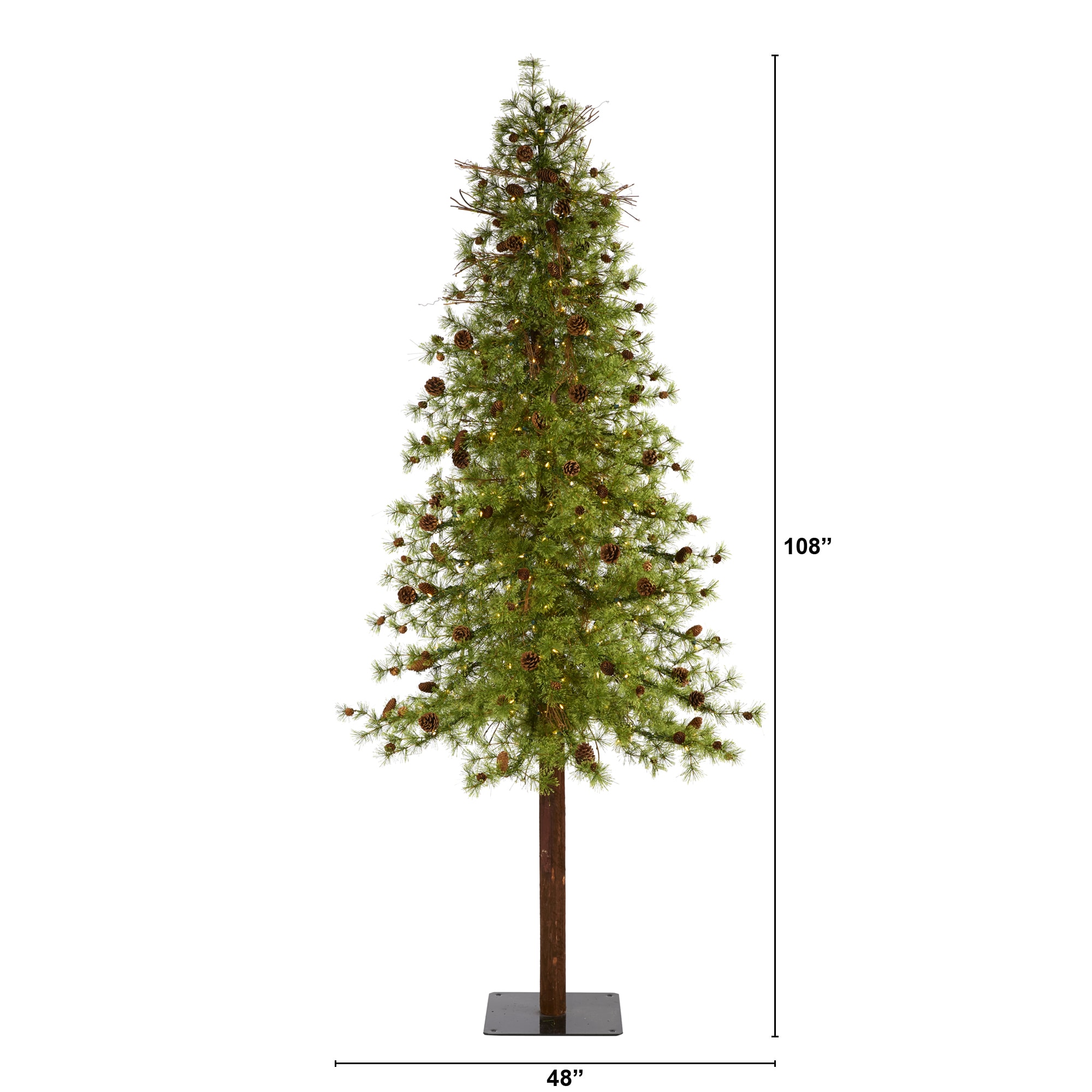 Nearly Natural T1431 Artificial-Christmas-Trees - View #3