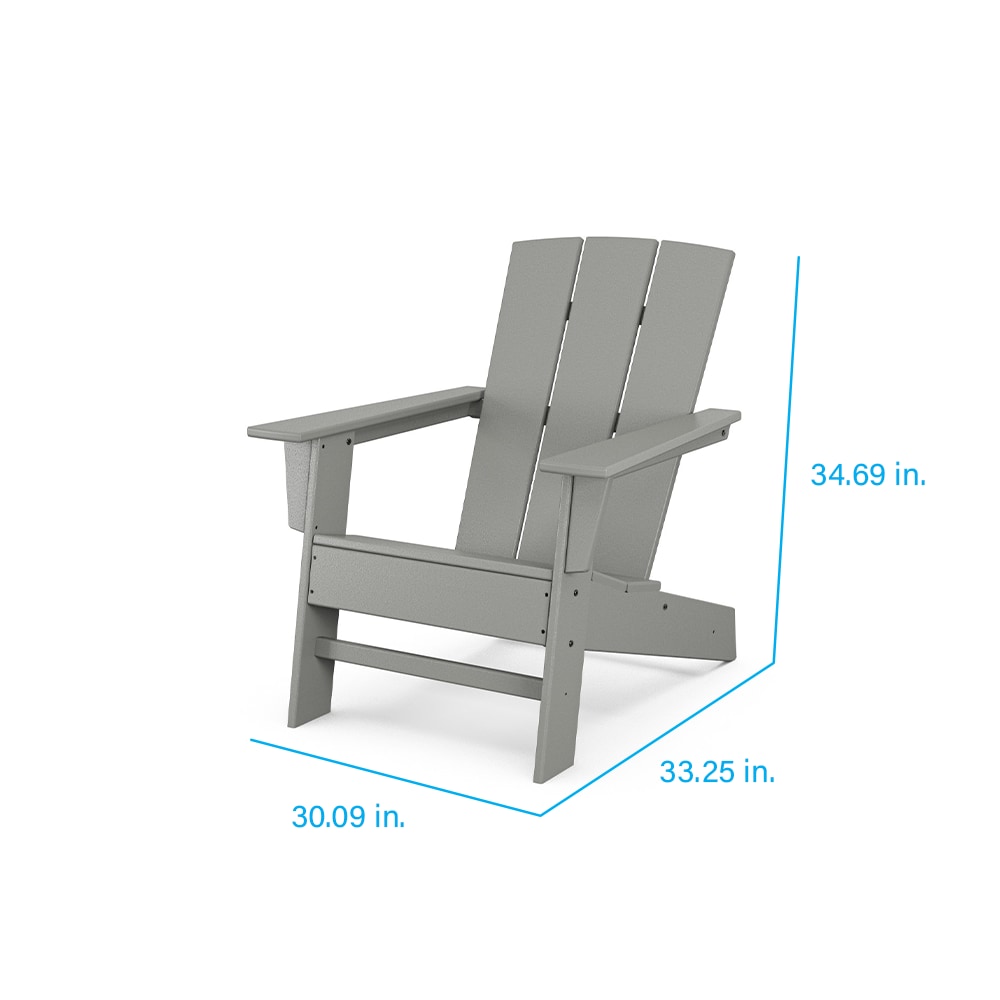 allen + roth by POLYWOOD ARAD210-1GY Patio-Chairs - View #2