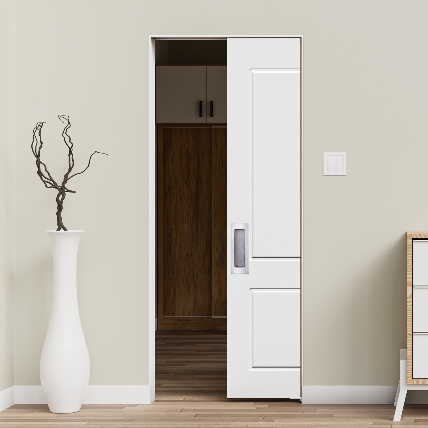 VILLAR HOME DESIGNS KITVHDID00061 Pocket-Door-Hardware-Kits - View #2