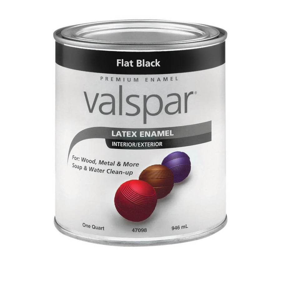 FLAT BLACK ENAMEL TRIM PAINT (Pkg of 1) - S&R Fastener