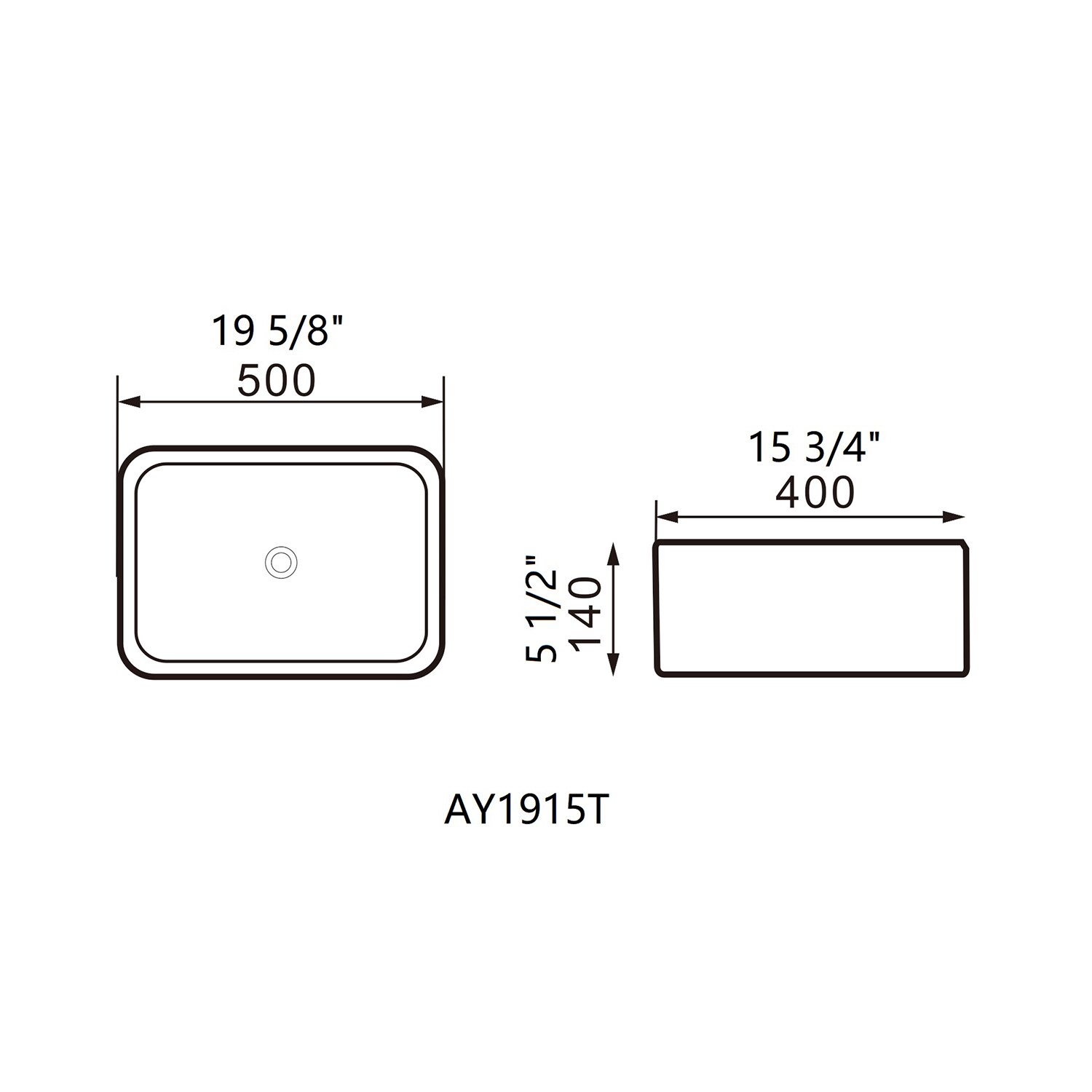 CASAINC TC-AR1915T Bath-Sink - View #5
