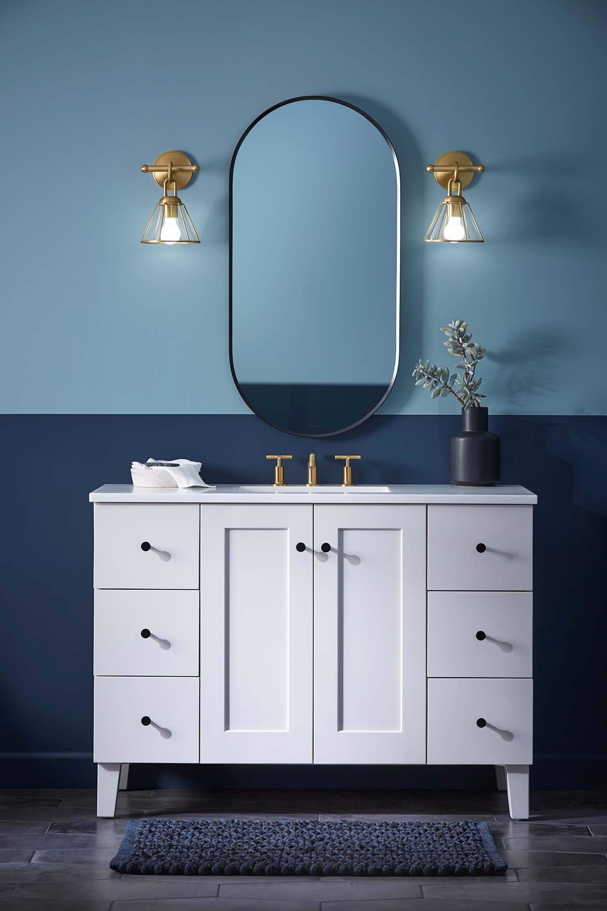 Brushed Brass 11-Inch Dimmable One-Light Sconce