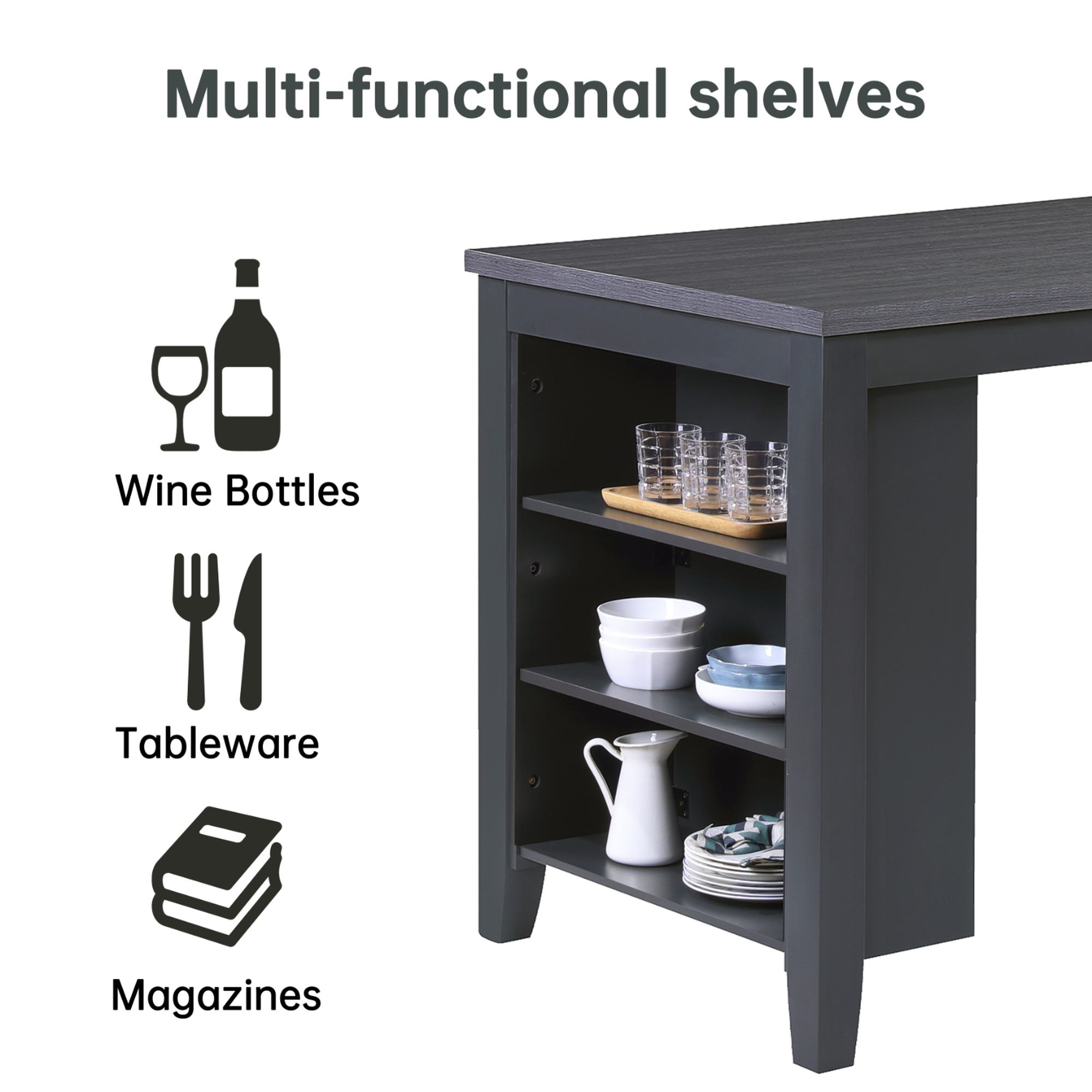 FARATI T011-4-GREY Dining-Sets - View #3