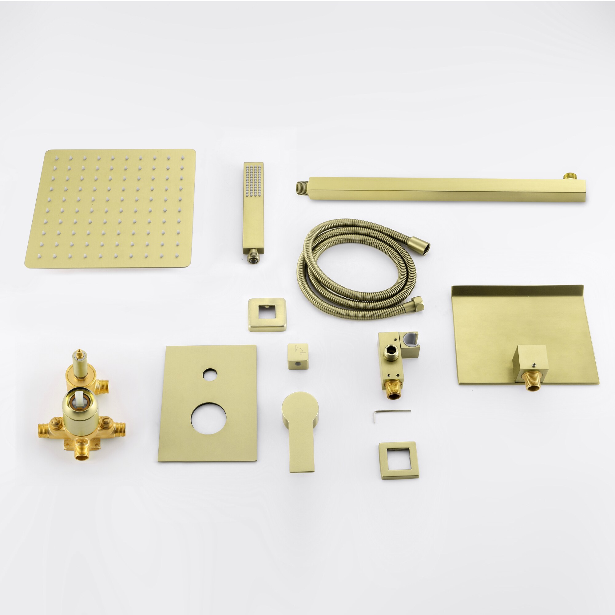 WELLFOR SPA-88018BG-10 Showerhead-Bar-Panels - View #3