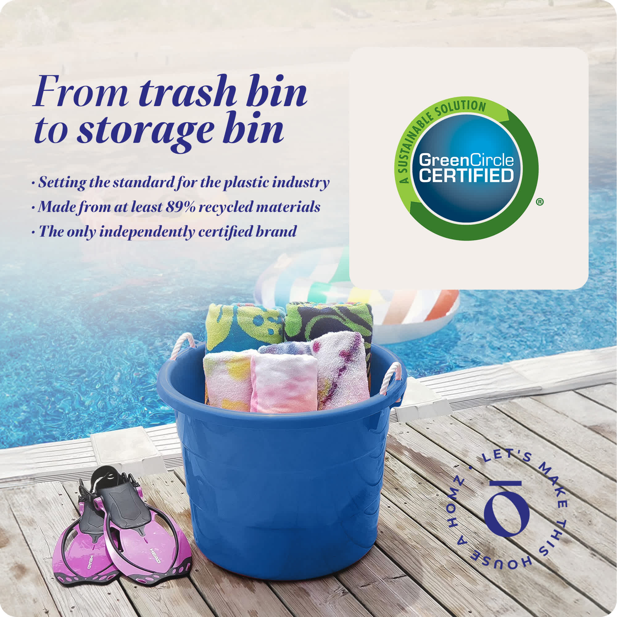 Homz Products 314605 Plastic-Storage-Totes - View #5