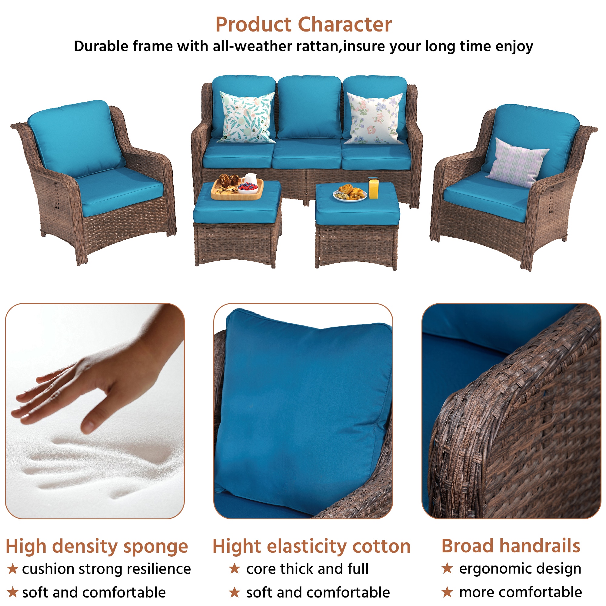 nicesure SLBK6012CZ4A1033RC Patio-Conversation-Sets - View #11