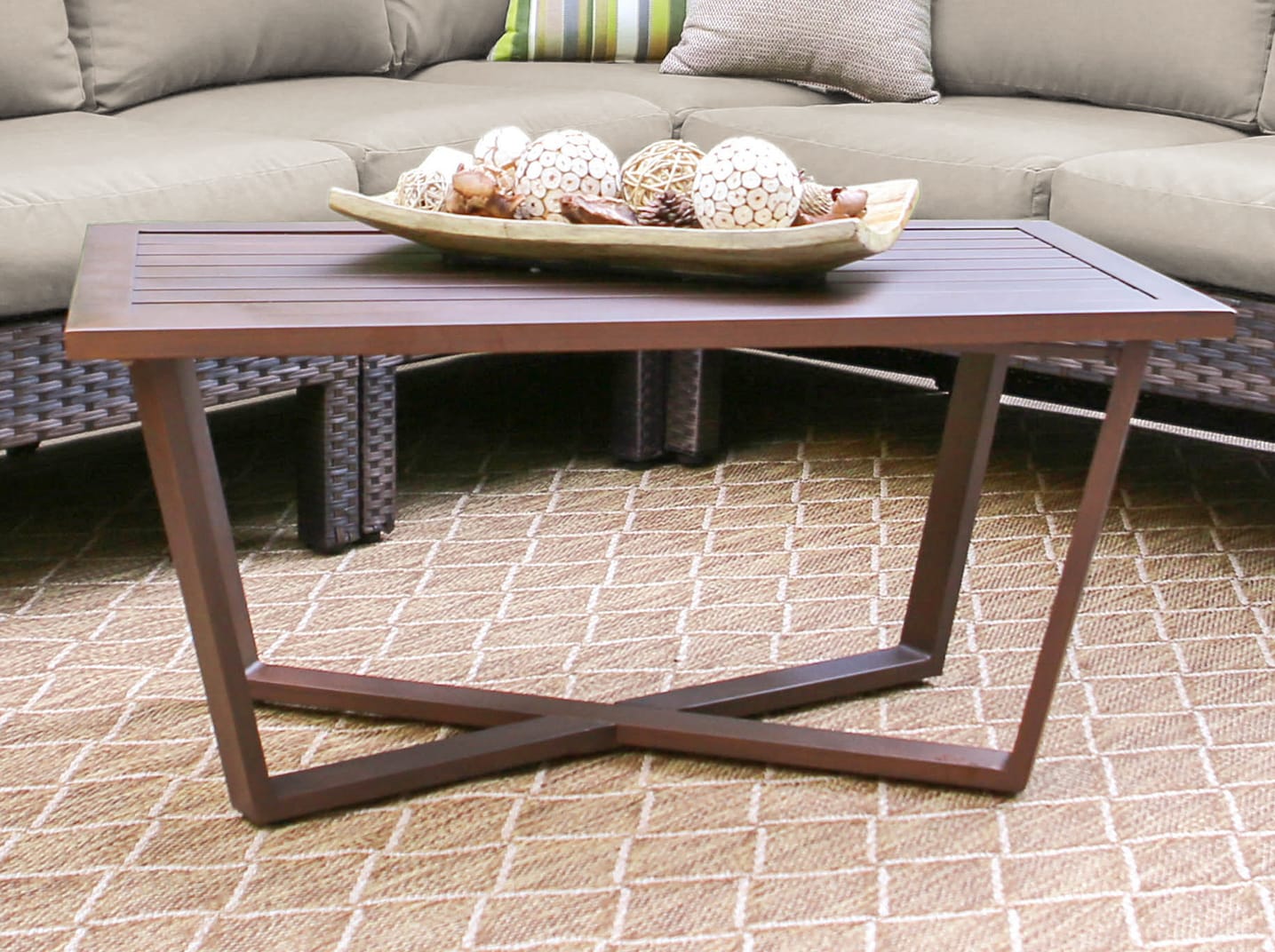 Leisure Made 437409-TAN Patio-Sofas-Daybeds - View #5