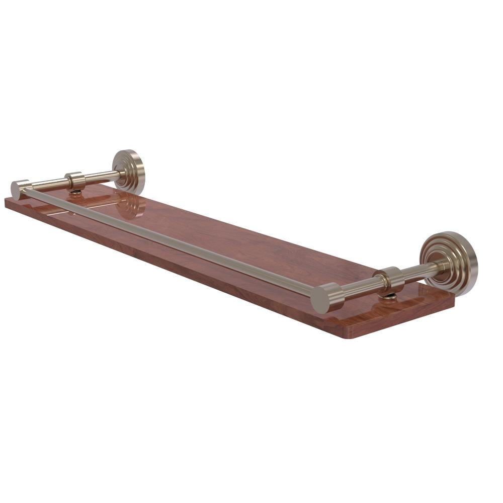Allied Brass WP-1-22-GAL-IRW-PEW Waverly Place Antique Pewter Wall mount Bathroom Shelf ( 22-in x 3-in x 5-in )