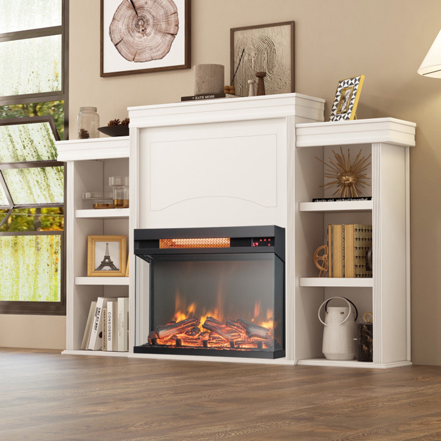 Clihome CL-FP10362BK Electric-Fireplaces - View #3
