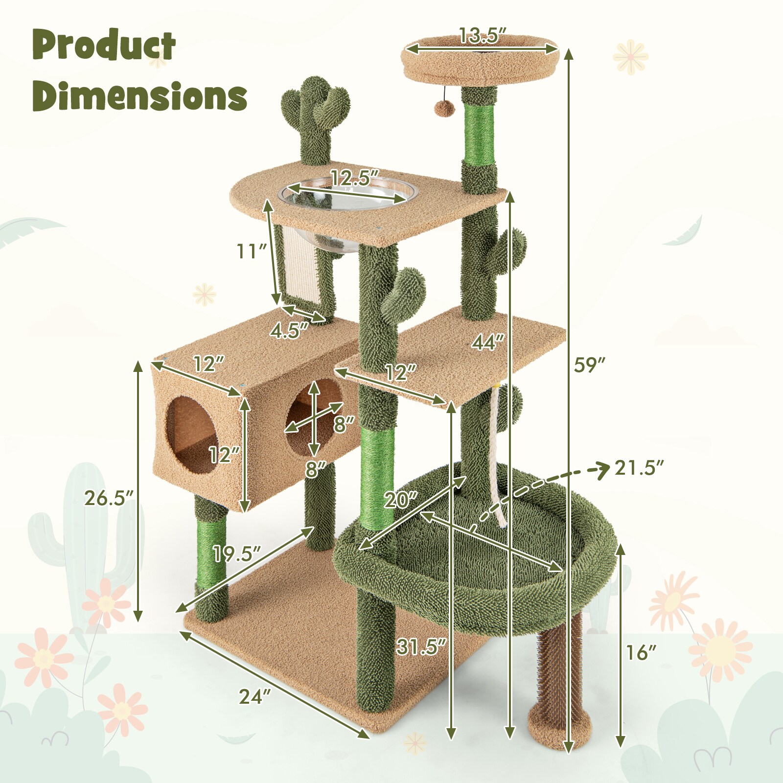 Slickblue D-CO-NG10201VP Cat-Trees - View #5