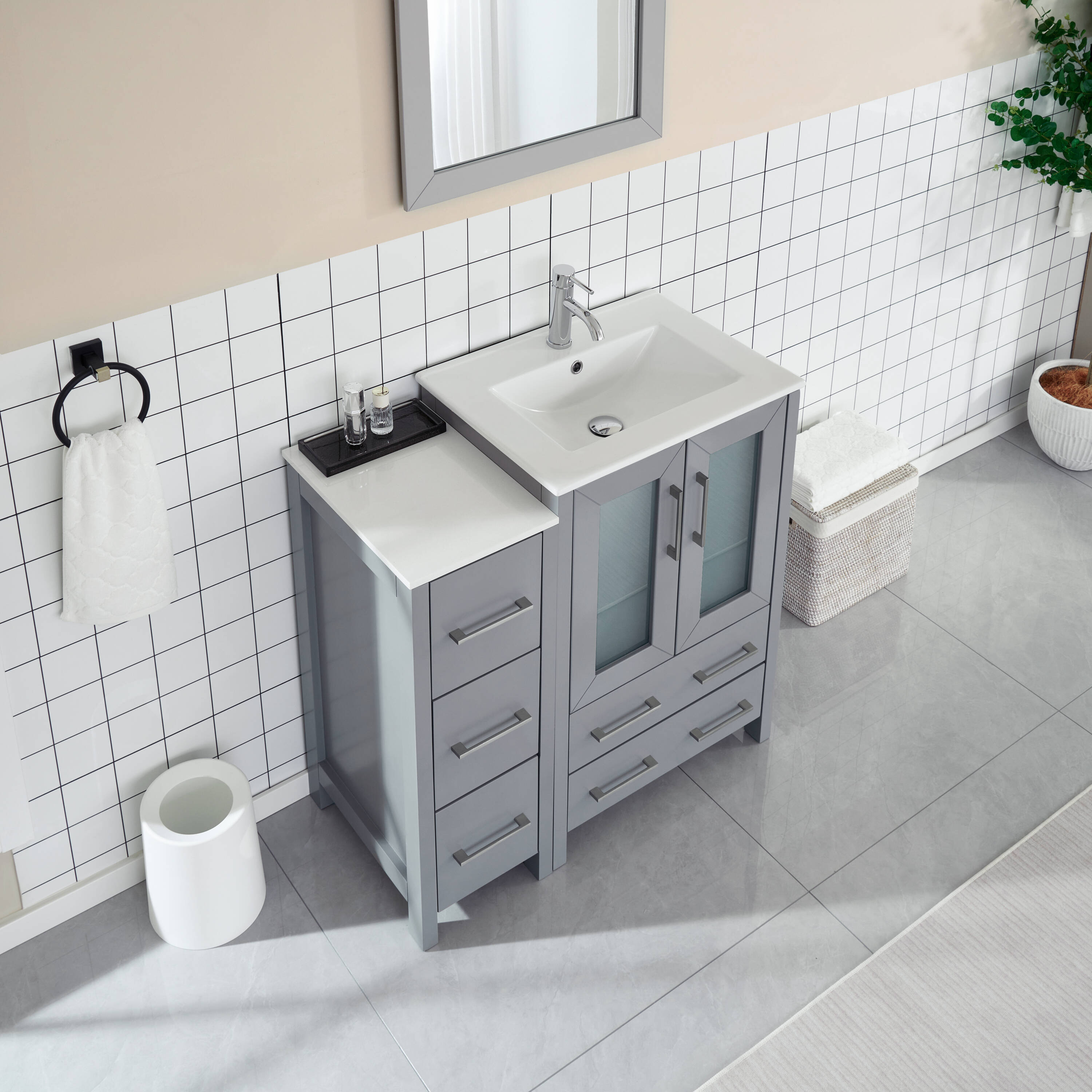 Vanity Art VA3024-36G Bath-Vanity-Combo - View #3