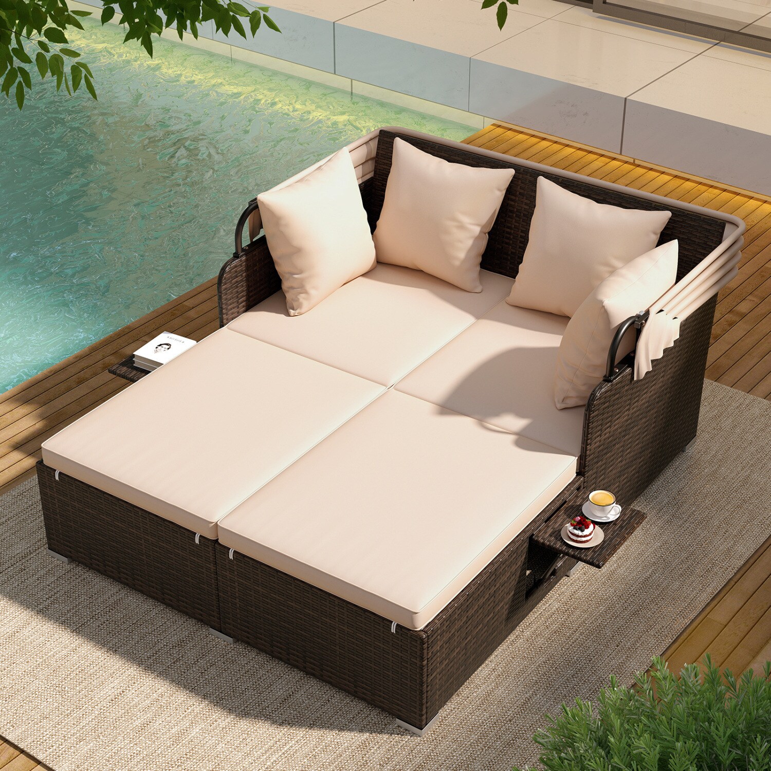 Slickblue D-CO-NB34157WH Patio-Sofas-Daybeds - View #2