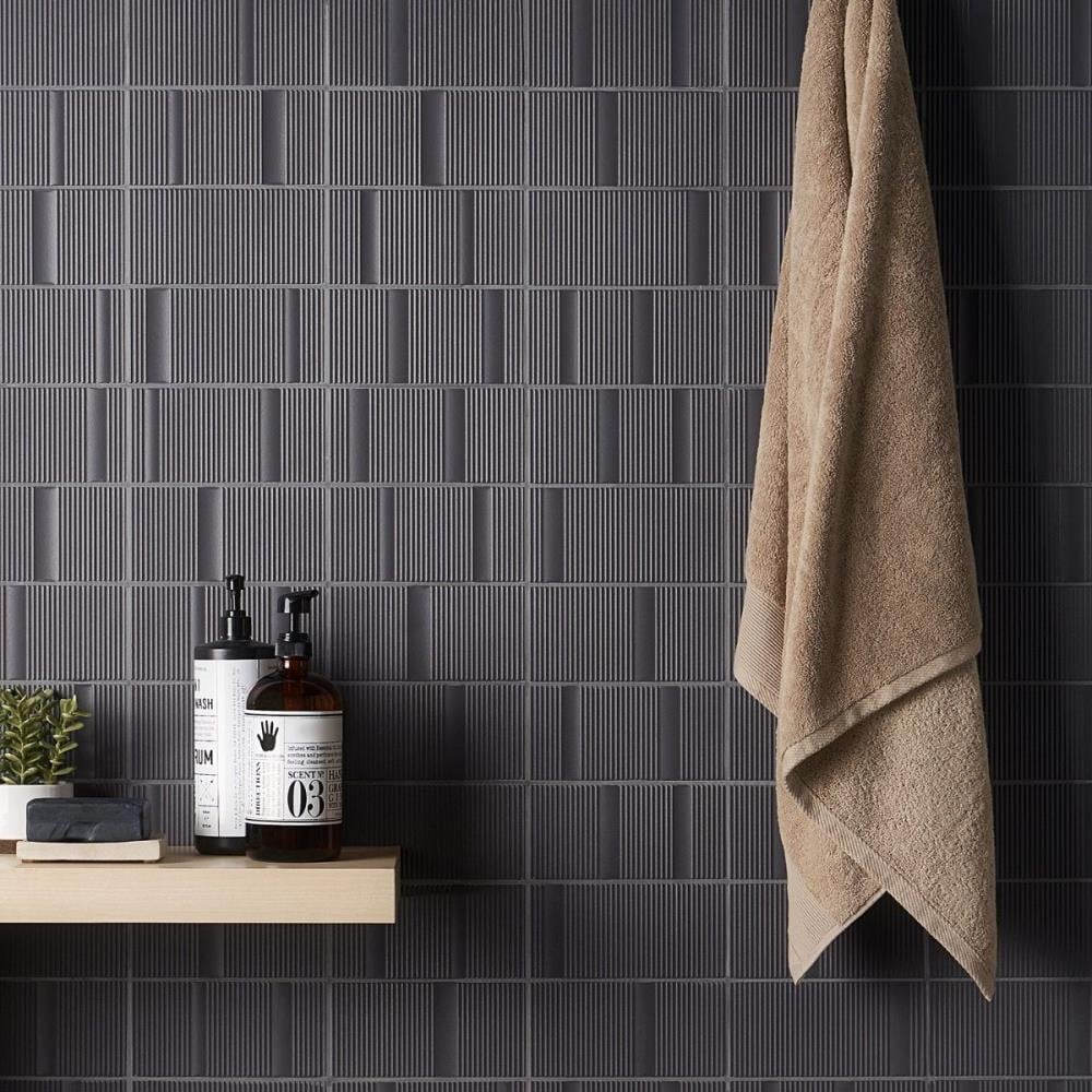 Flyer 8'' x 16'' Matte Gray Ceramic Wall Tile