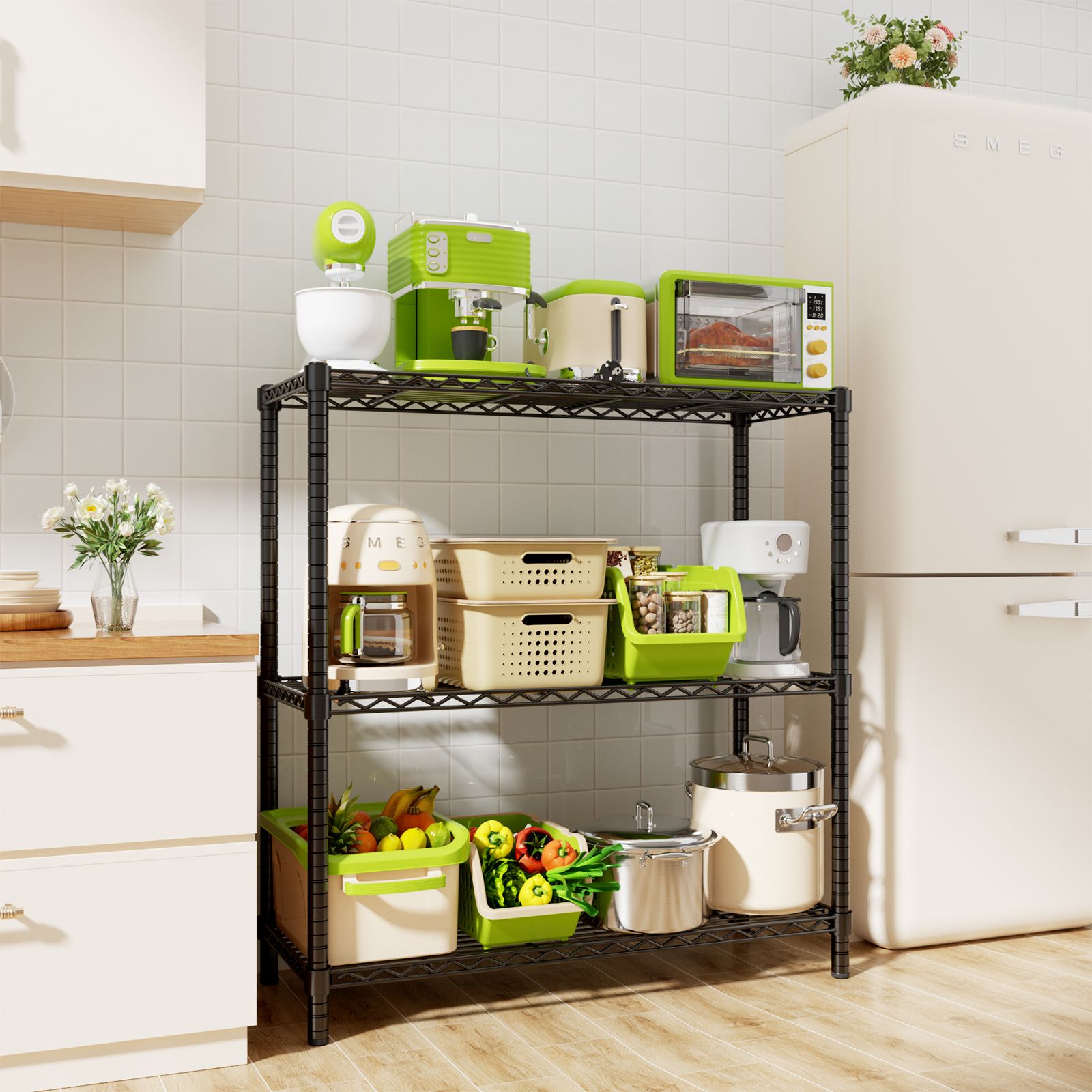 LOVMOR BLACK-36HAGW3C-PLR Free-Standing-Shelving - View #6