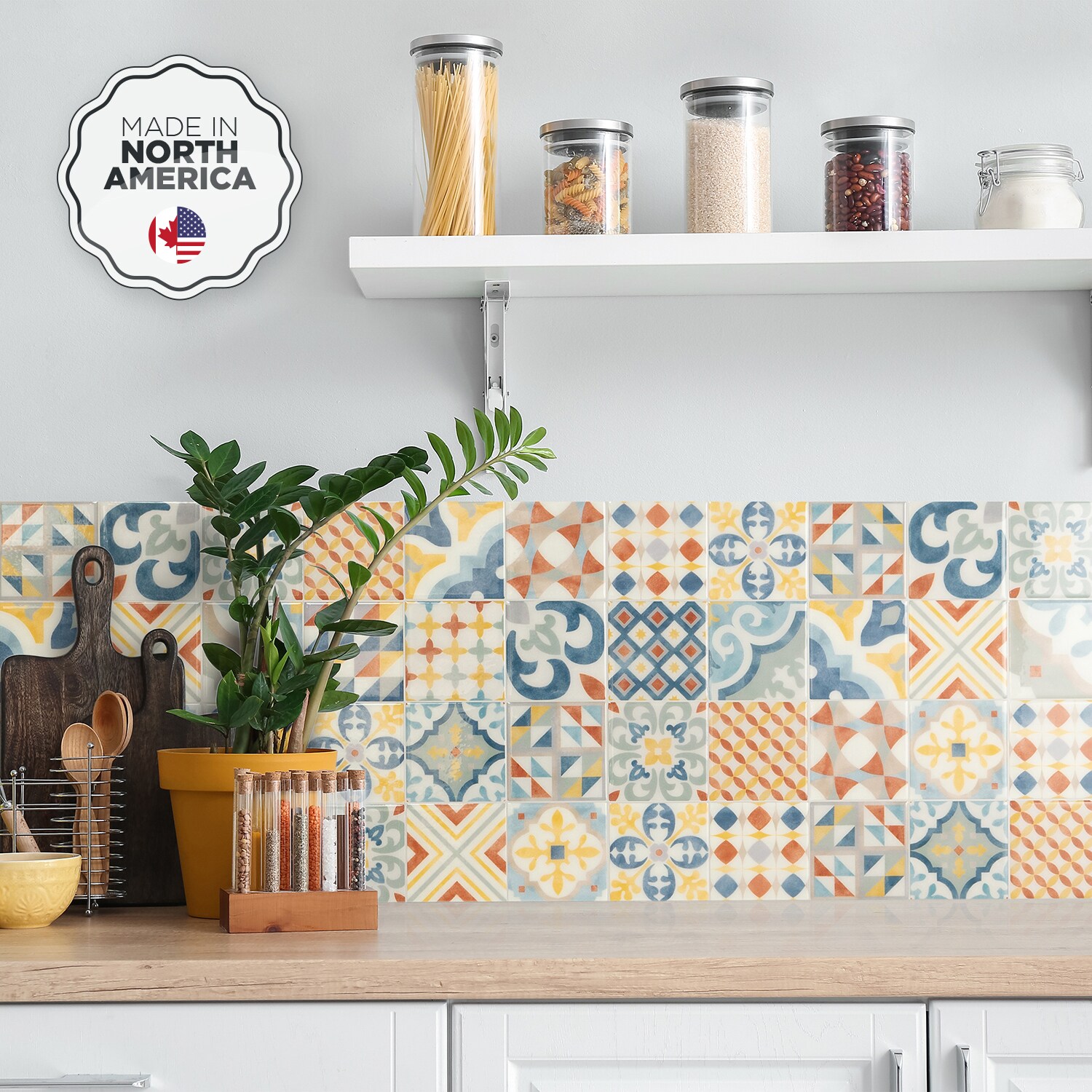 Smart Tiles - Peel and Stick Backsplash Tiles - Premium 3D Kitchen and  Bathroom Tile