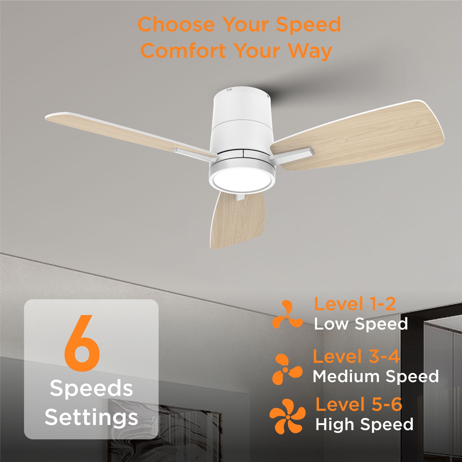 TALOYA TLY42-WE-3X-S3-2 Ceiling-Fans - View #3