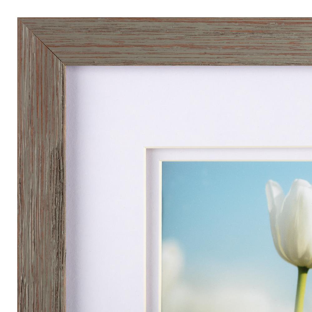 Pinnacle Grey Wood Picture Frame (8-in x 10-in) at Lowes.com