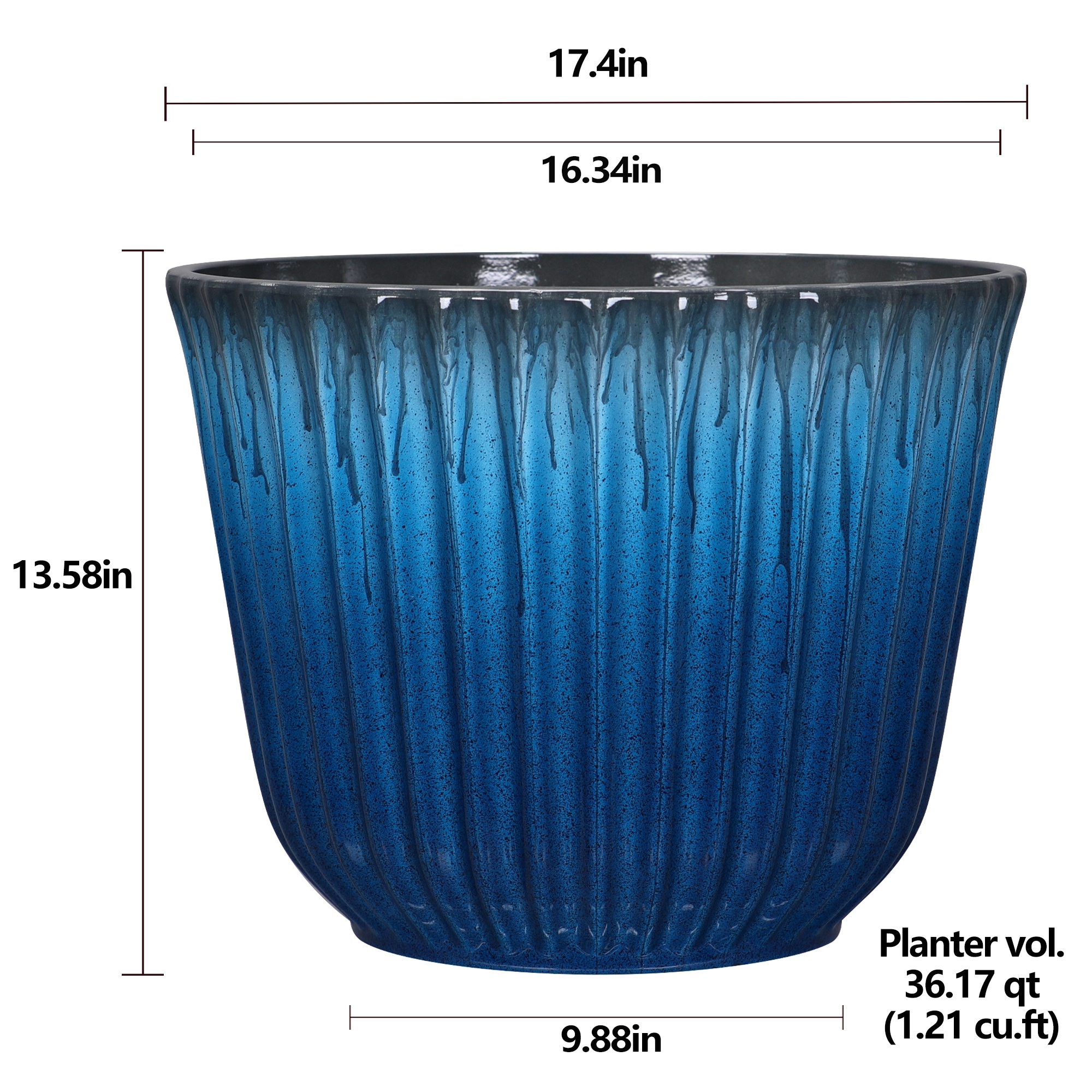 Style Selections PLJE518DBJ Planter-Window-Box - View #6