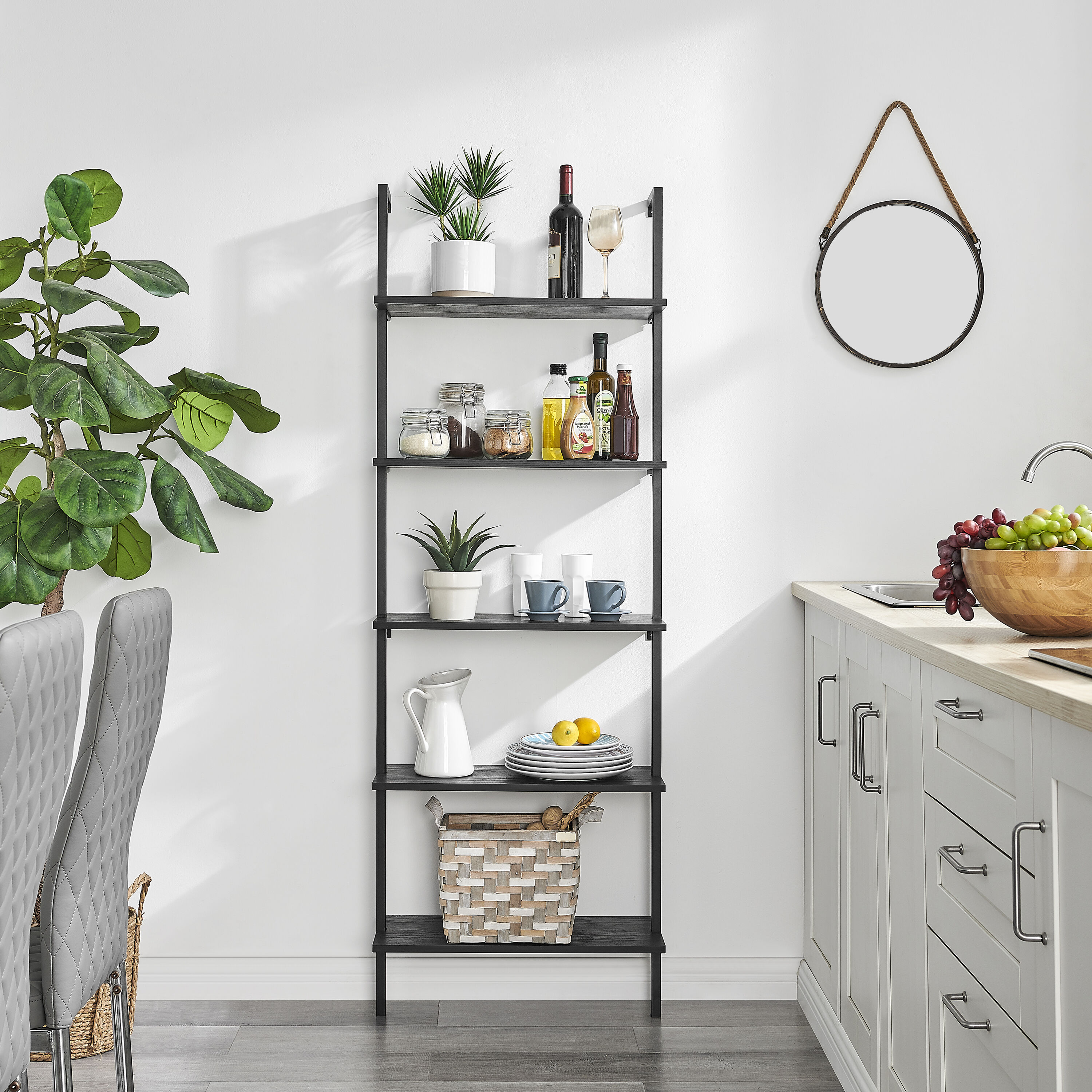 Danya B. GH22085BK Wall-Mounted-Shelving - View #5