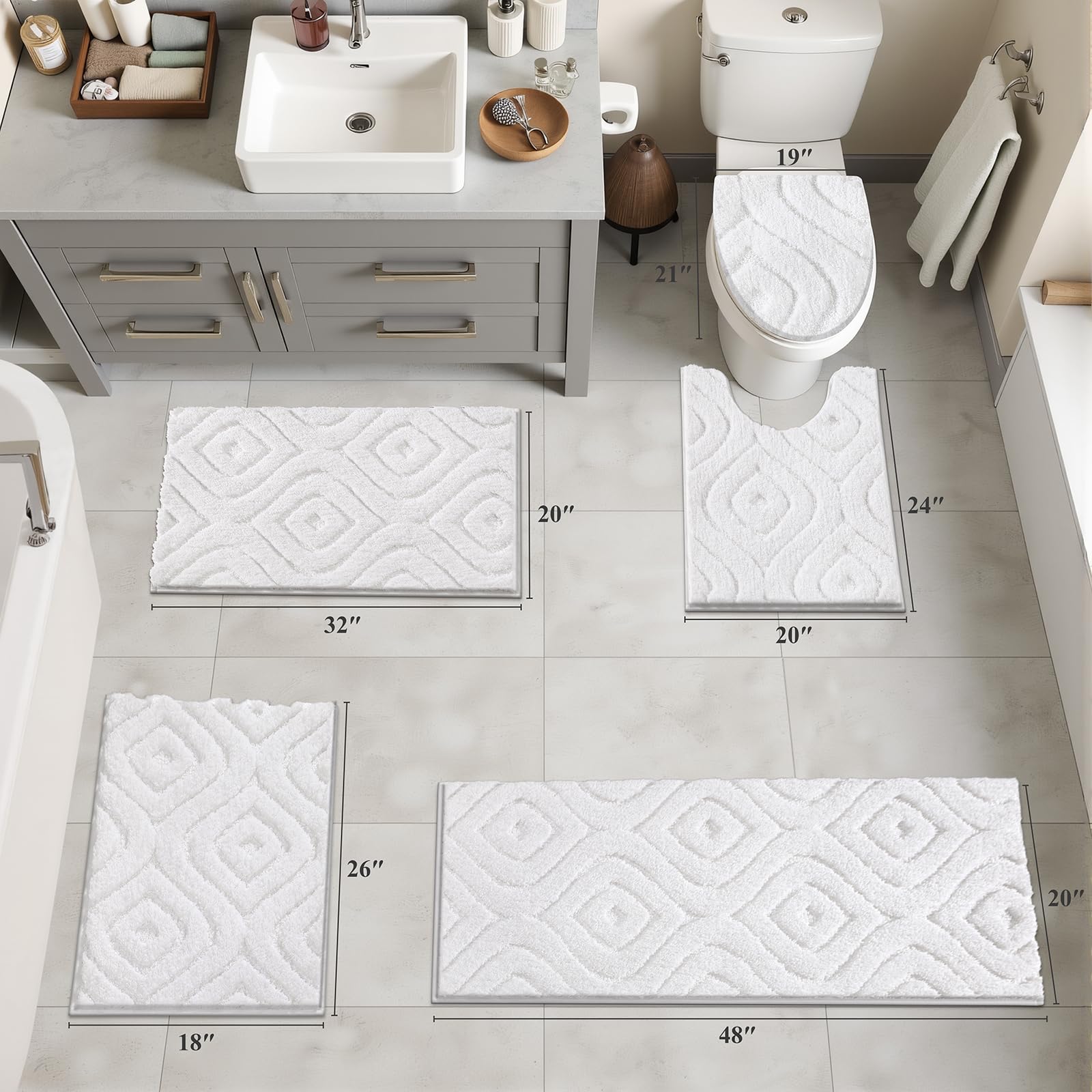 PUPWE 5749848300228 Bath-Rugs - View #2