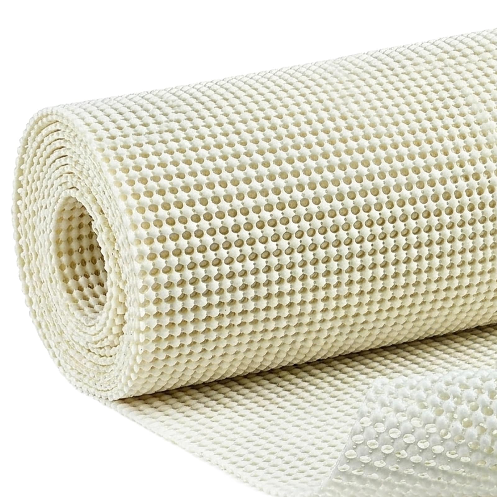 Etokfoks Cream 12in D x 20ft L Non Slip Open Grid Thick PVC Breathable ...