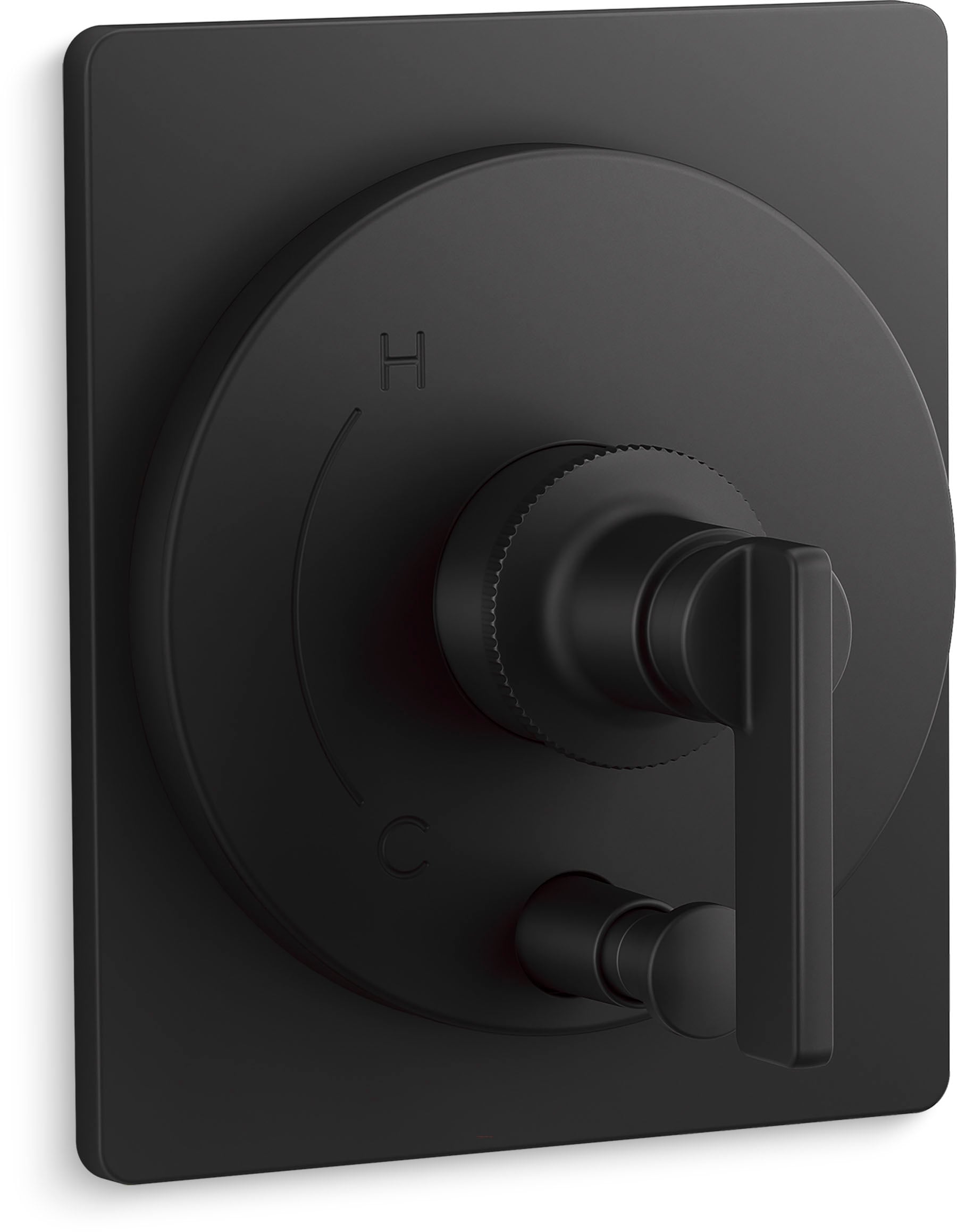 KOHLER T35919-4-BL Castia by Studio McGee Matte Black Lever Shower Faucet Handle