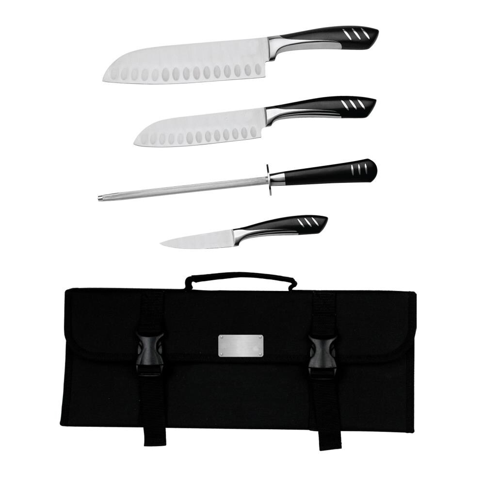 Hastings Home Professional Chef 5 Piece Knife Set - Stainless