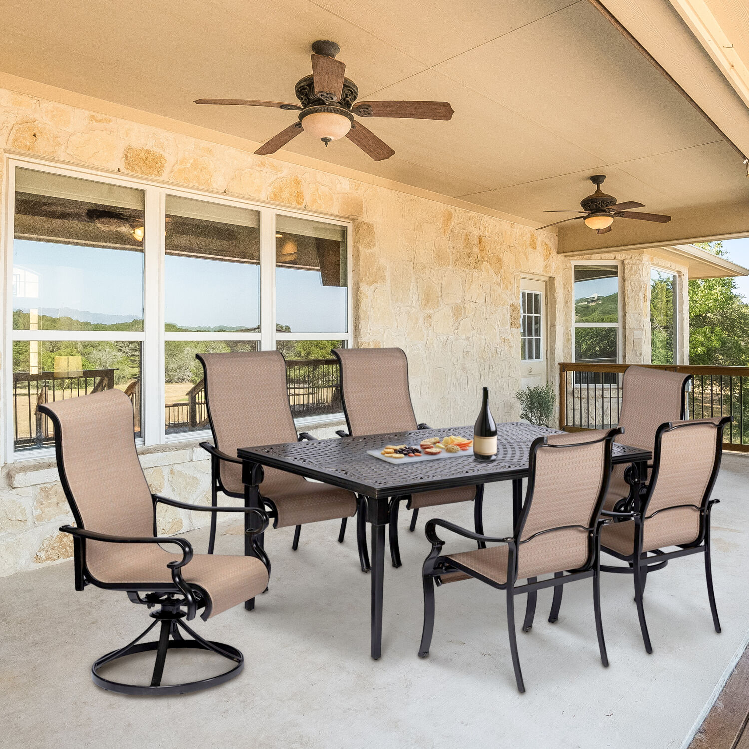 Hanover BRIGDN7PCSW-2 Patio-Dining-Sets - View #14
