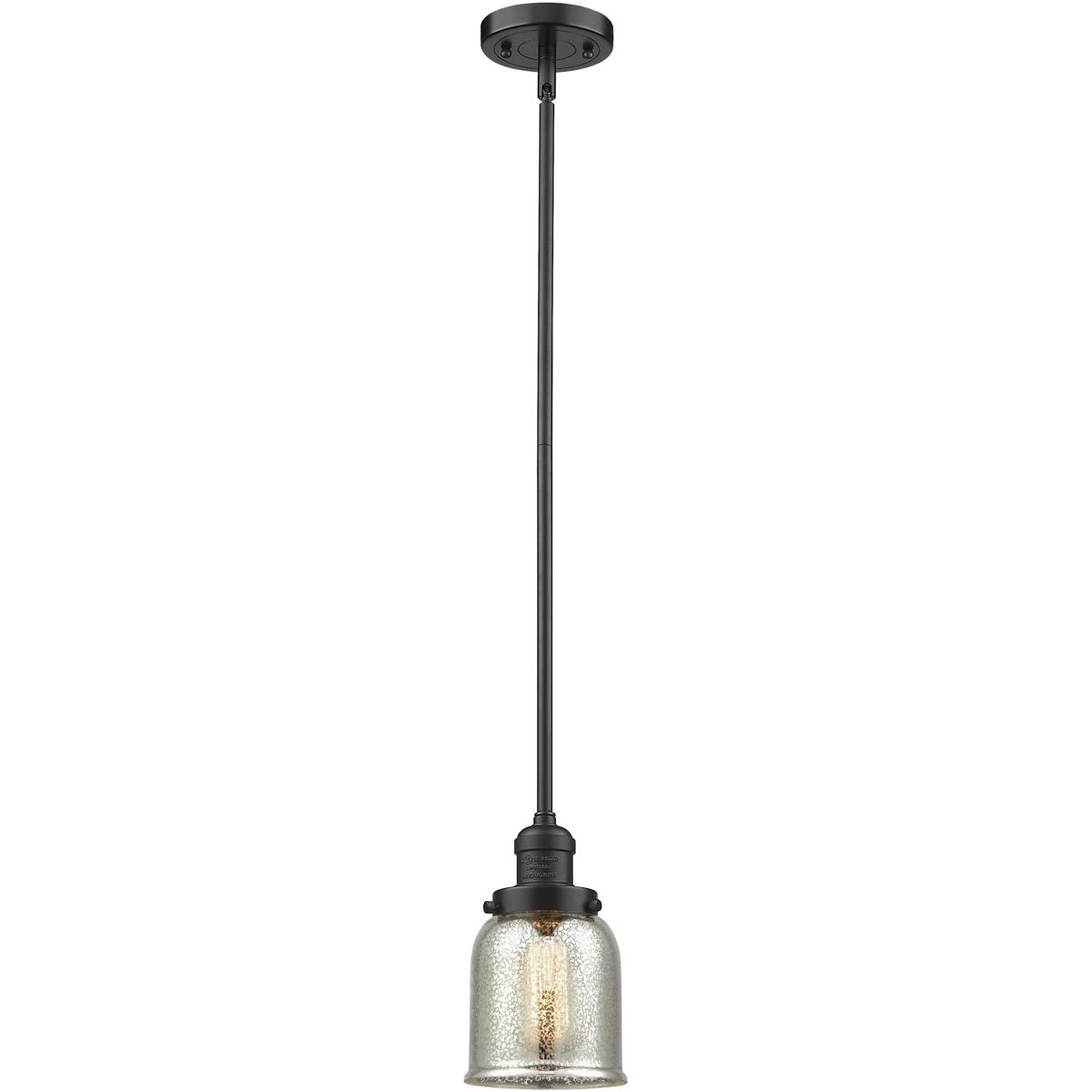 Innovations Lighting 1355506 201S-OB-G58-LED Franklin Restoration Bell Mini Pendant