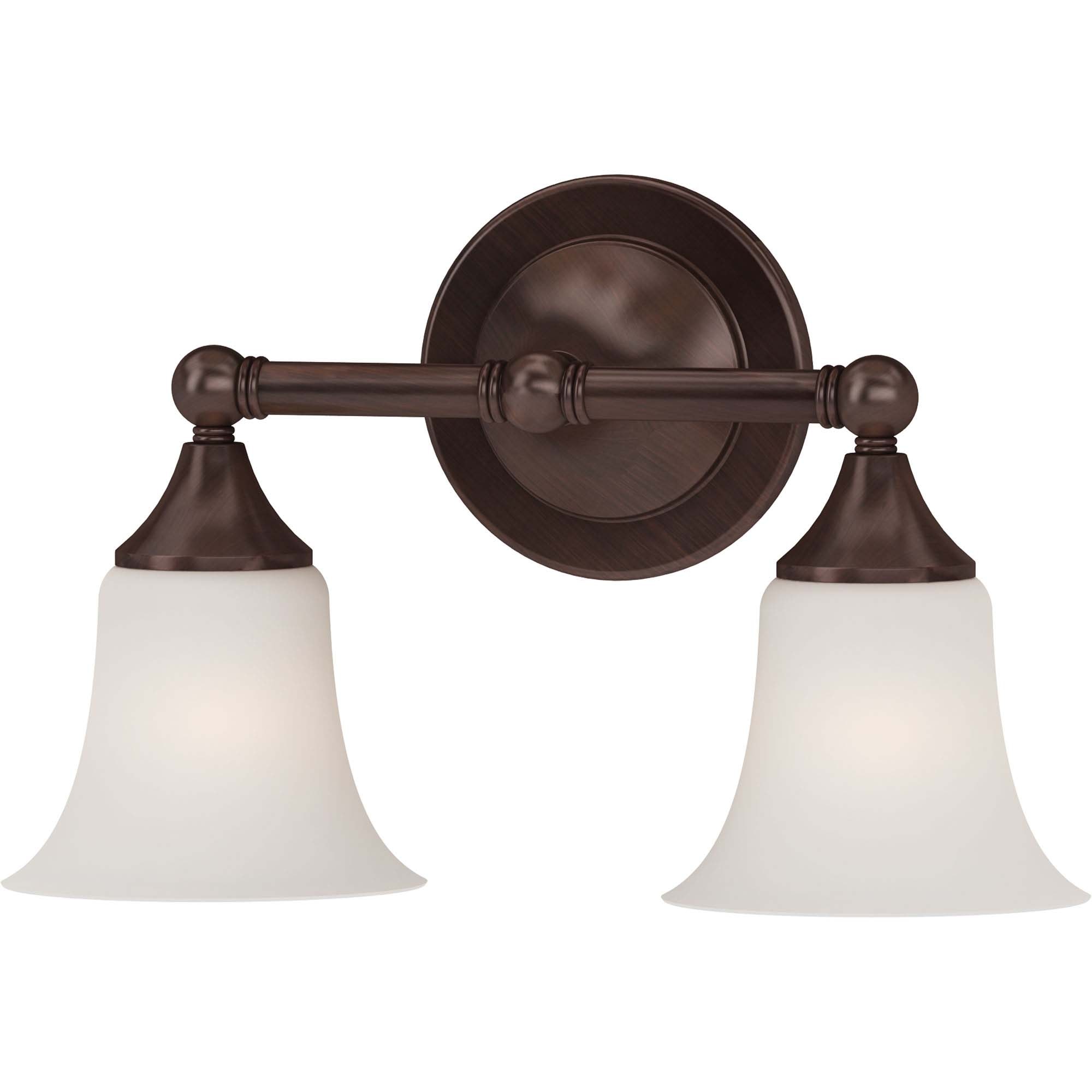 Volume Lighting V1362-27 15.5-in 2 -Light Bronze Transitional Vanity light