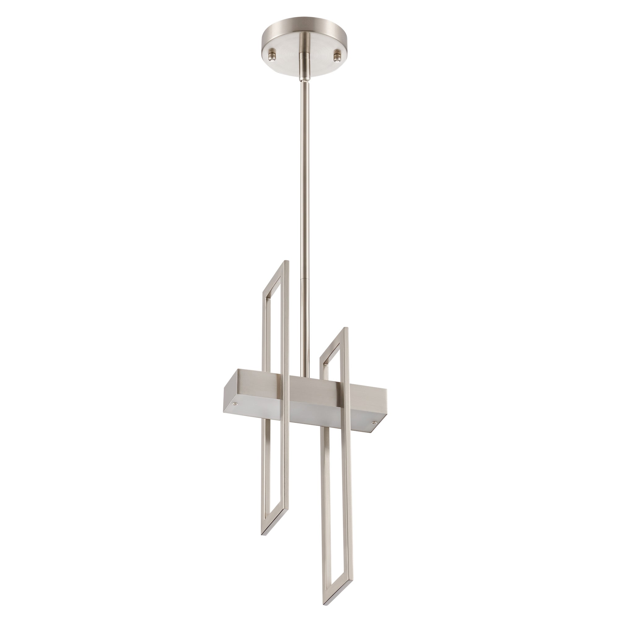 CO-Z HCF-0617-NI 1 -Light Nickle Modern/contemporary Geometric Medium Hanging Pendant light